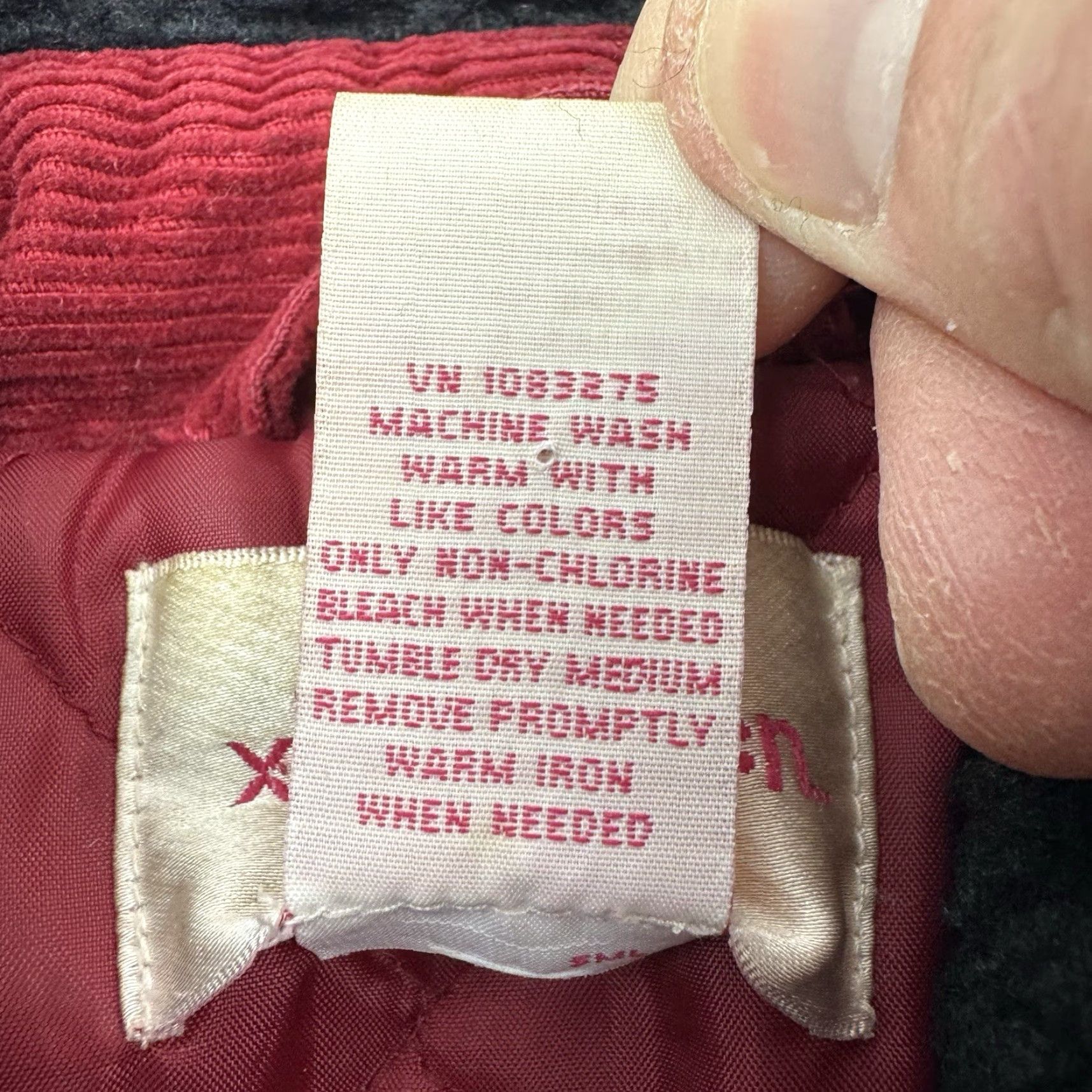 Vintage VINTAGE Xhilaration Corduroy Jacket Womens M Button Up Hipster Red 90s Mens Womens Size M / US 6-8 / IT 42-44 - 3 Thumbnail