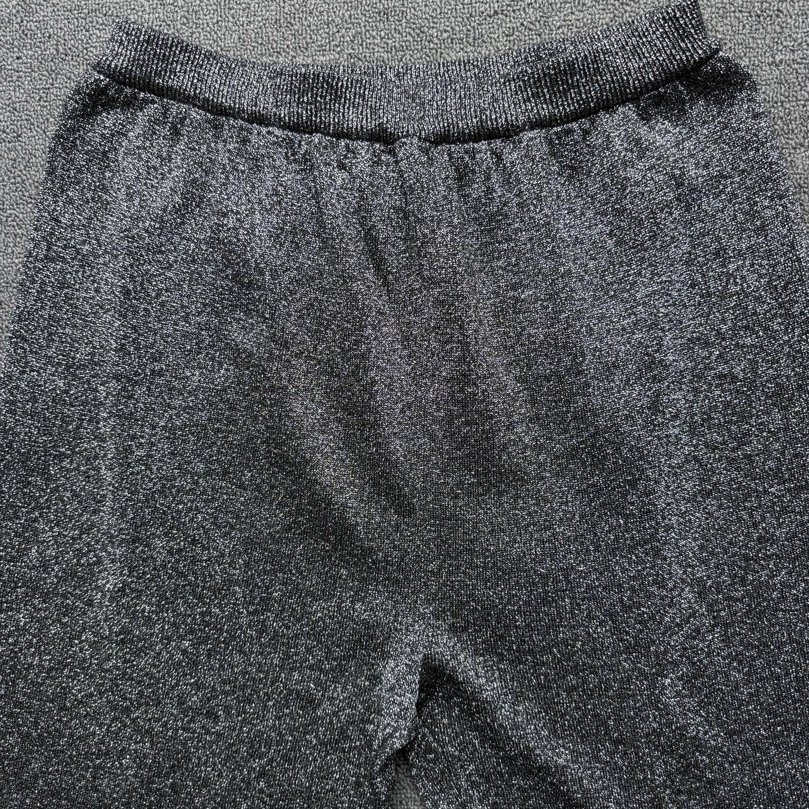 Other VTG Lisa Originals Womens L Pants High Rise BlkGrey Metallic Size 36" / US 14 / IT 50 - 3 Thumbnail