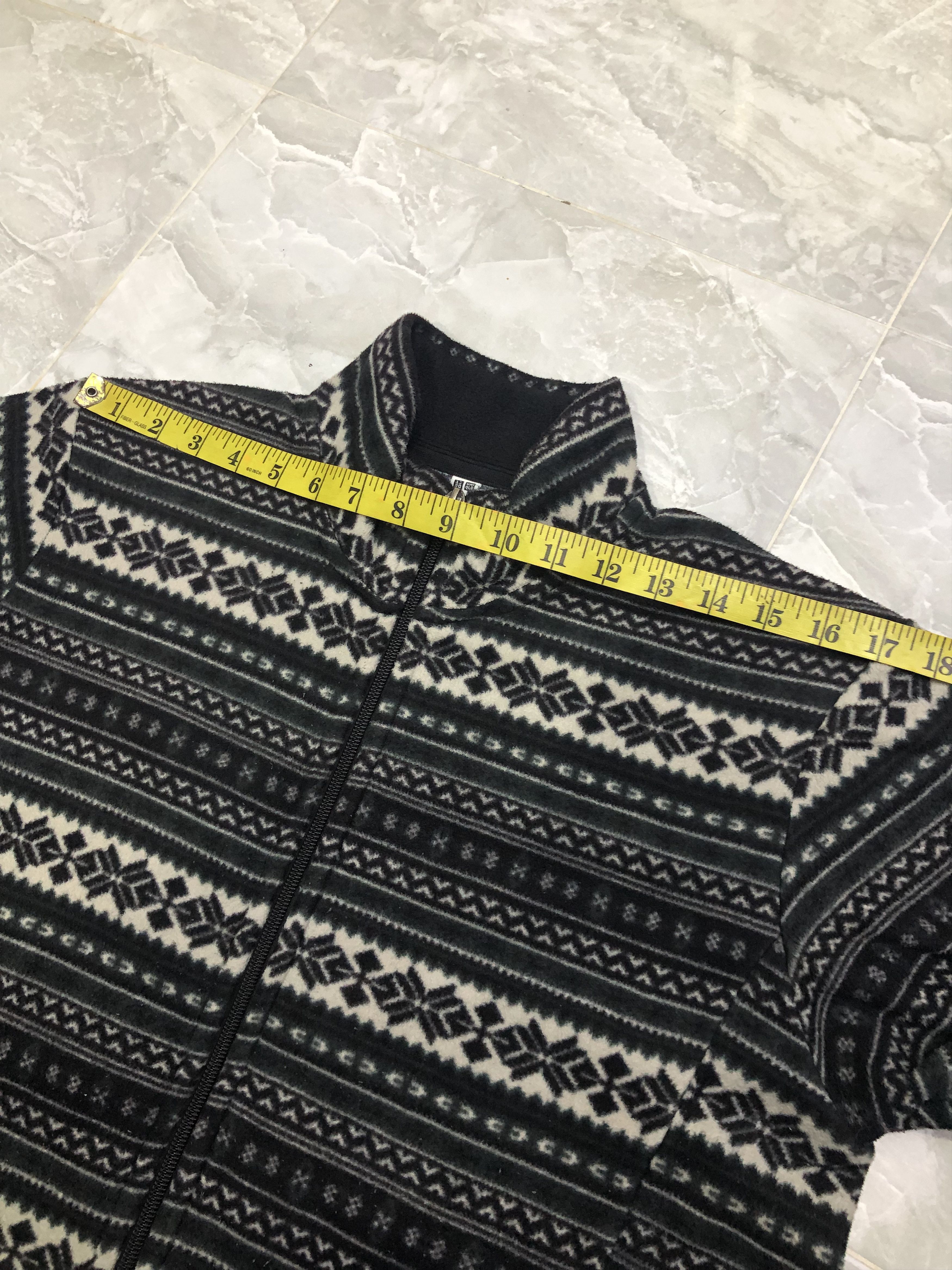 Uniqlo Uniqlo Fair Isle Nordic Fleece Full Zip Jacket Size US M / EU 48-50 / 2 - 15 Thumbnail
