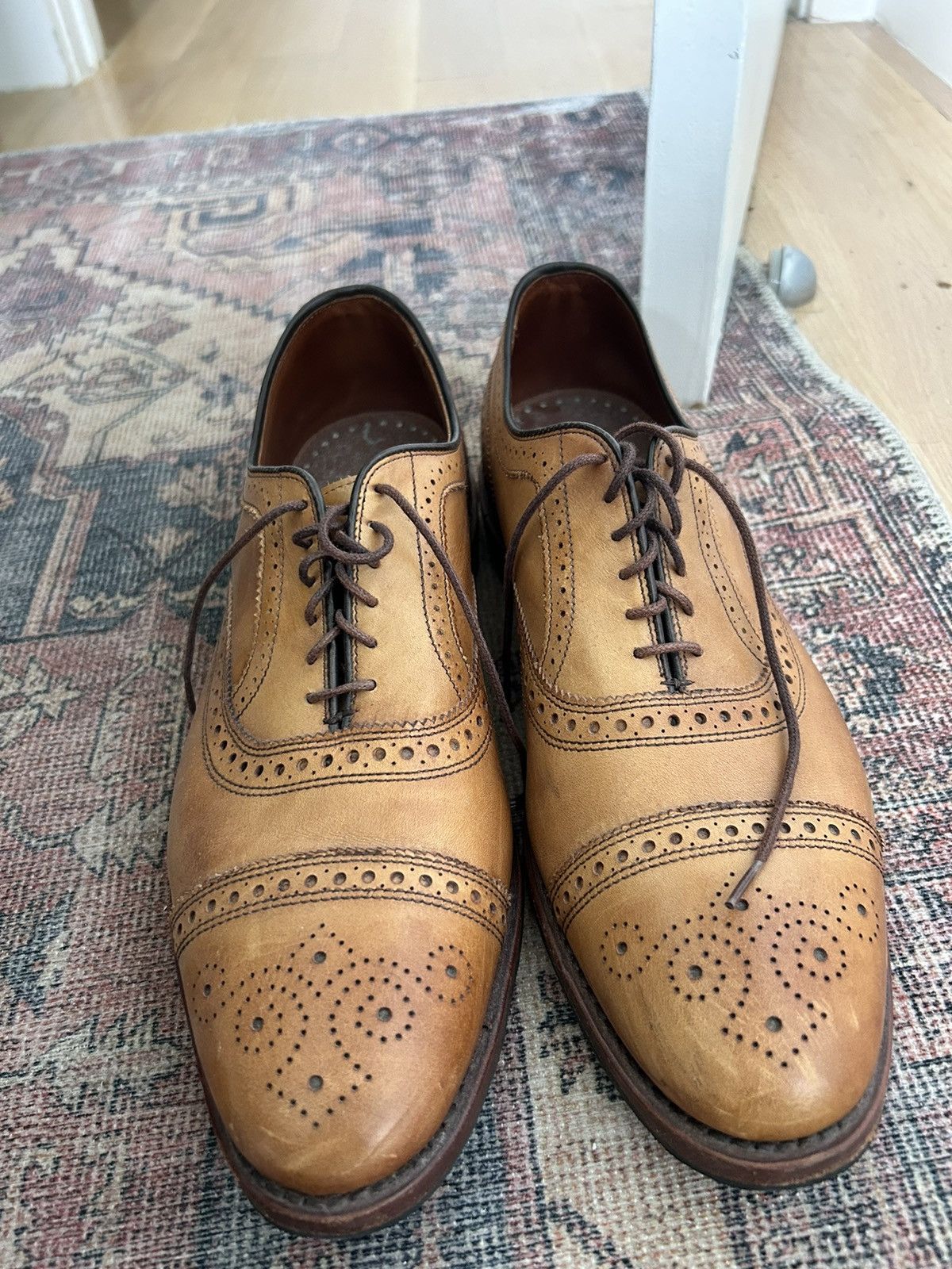 Brooks Brothers Brooks brother’s light brown Oxford shoes Size US 11.5 / EU 44-45 - 4 Thumbnail