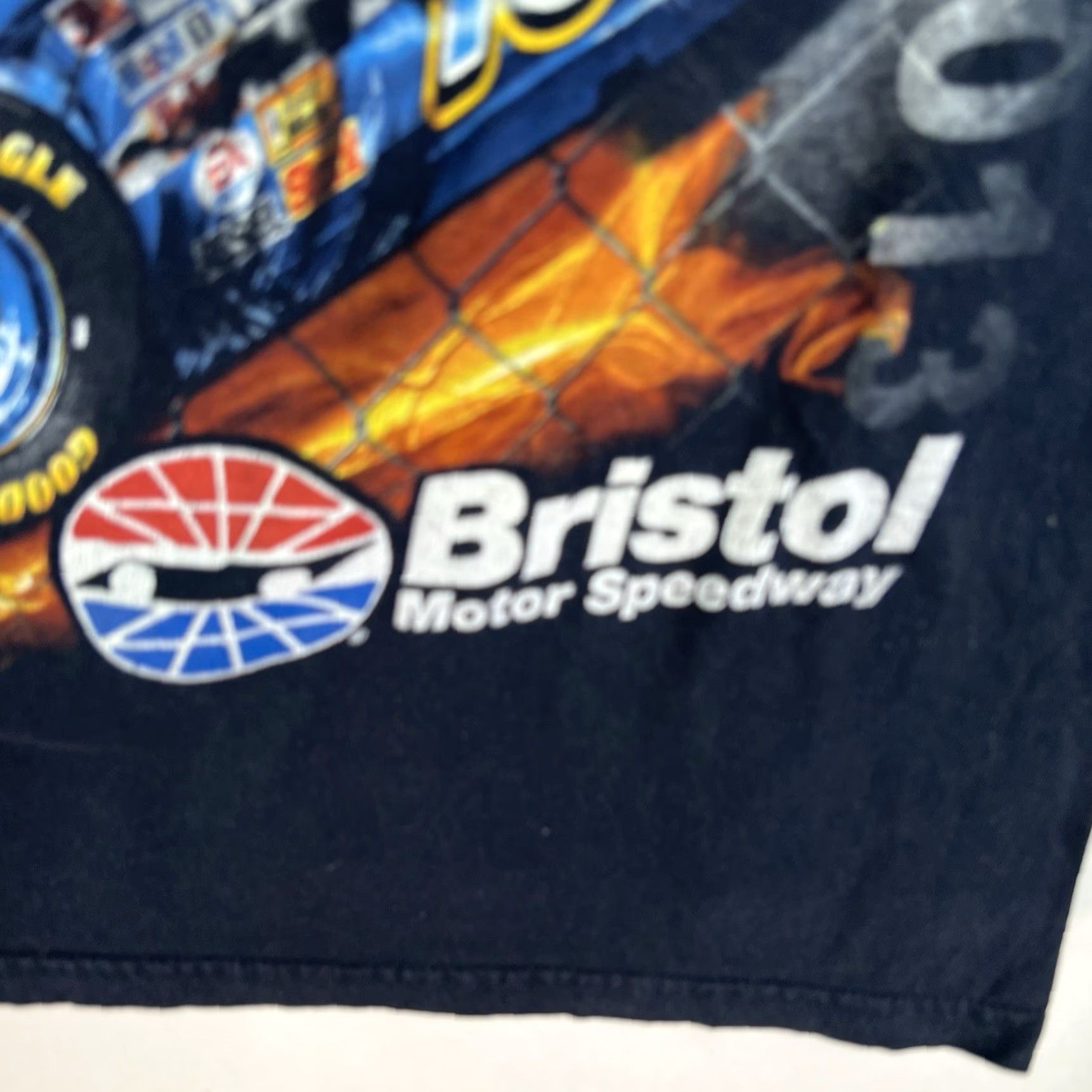 Chase Authentics Chase Authentics NASCAR Shirt Mens M Black Bristol 2013 Night Race Graphic Print Short Sleeve Col Cotton Tee Men Size US M / EU 48-50 / 2 - 3 Thumbnail