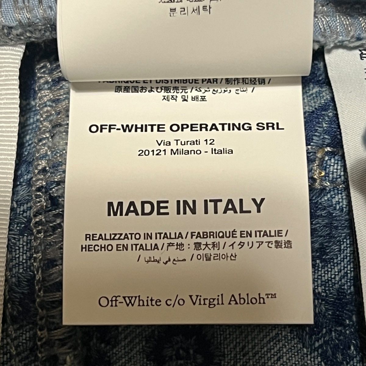 Off-White Off White 23SS Flower Embroidery Carpenter Flare Denim Blue Size US 34 / EU 50 - 9 Thumbnail