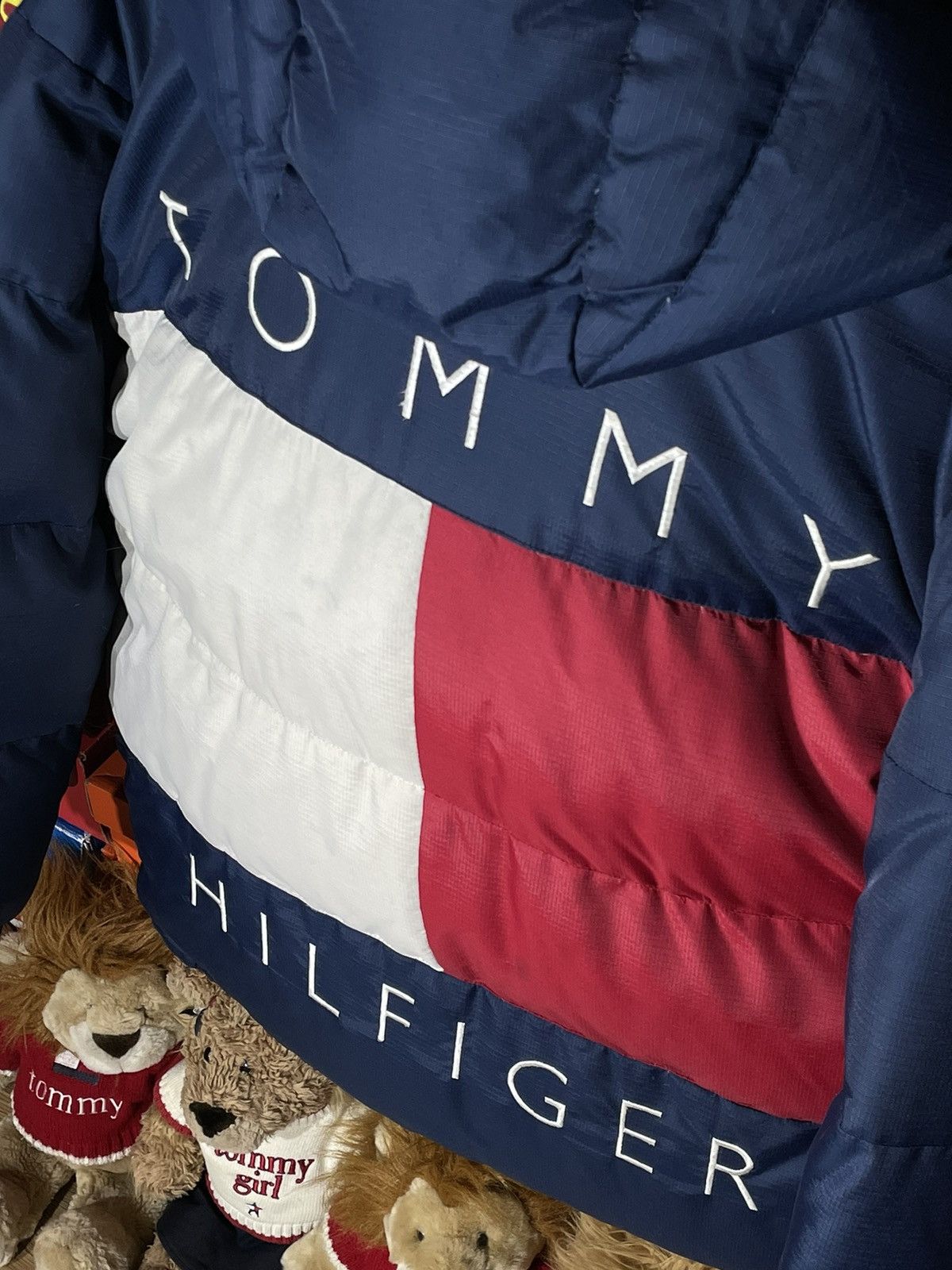 Tommy Hilfiger × Vintage Puffer Tommy Hilfiger Big Logo Flag Vintage 90’s Collection Size US L / EU 52-54 / 3 - 16 Thumbnail