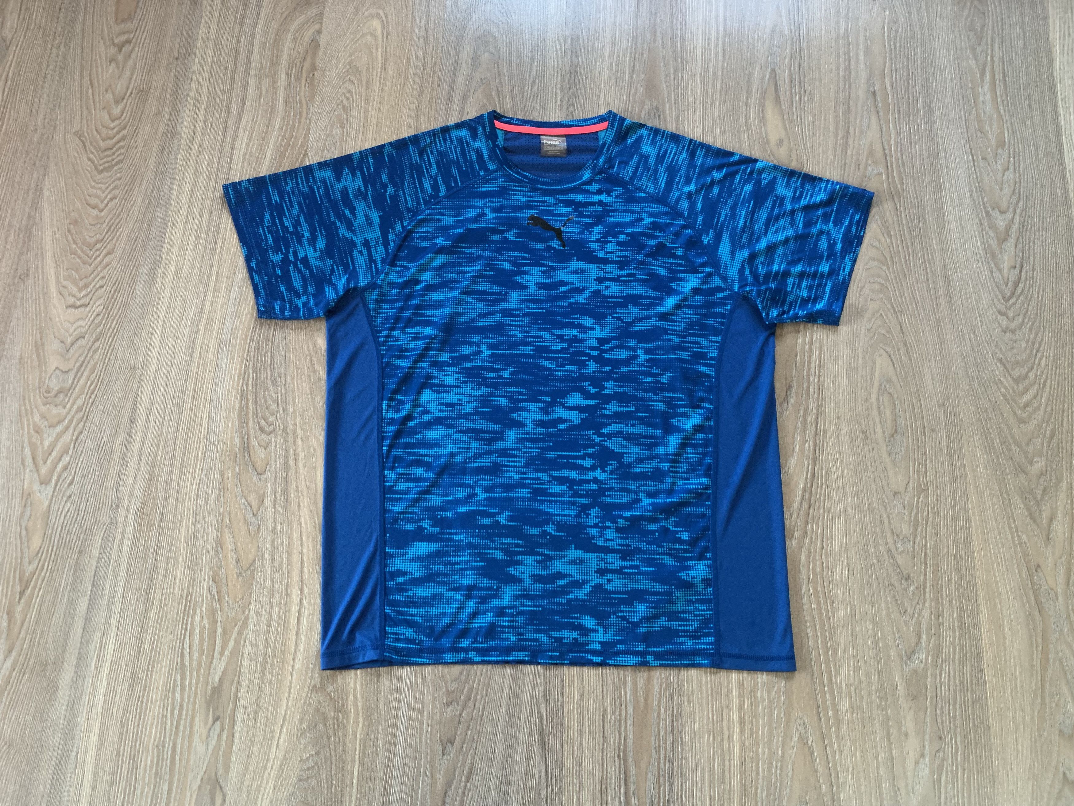 Puma Men Puma Blue Printed Round Neck Graphic T-Shirt Size US XXL / EU 58 / 5 - 1 Thumbnail