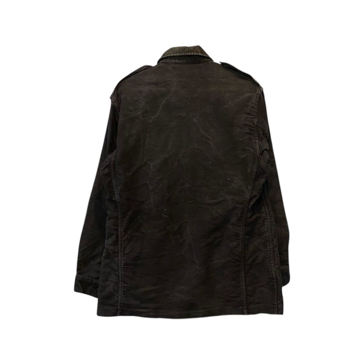 A.P.C. A.P.C Vintage Military Field Jacket Black Utility Chore Coat Size US M / EU 48-50 / 2 - 2 Thumbnail