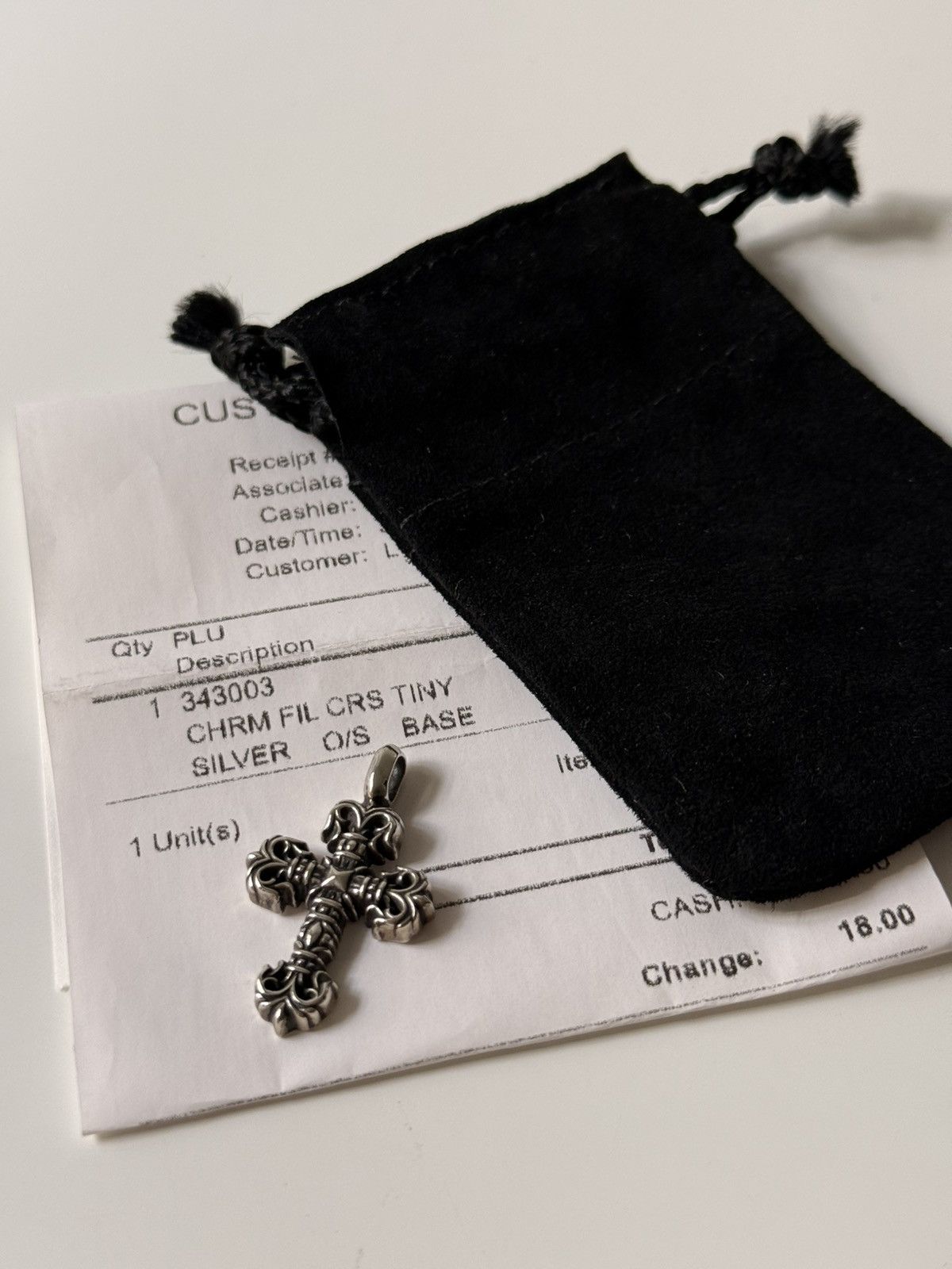 Chrome Hearts Chrome hearts tiny filigree pendant Size ONE SIZE - 1 Thumbnail