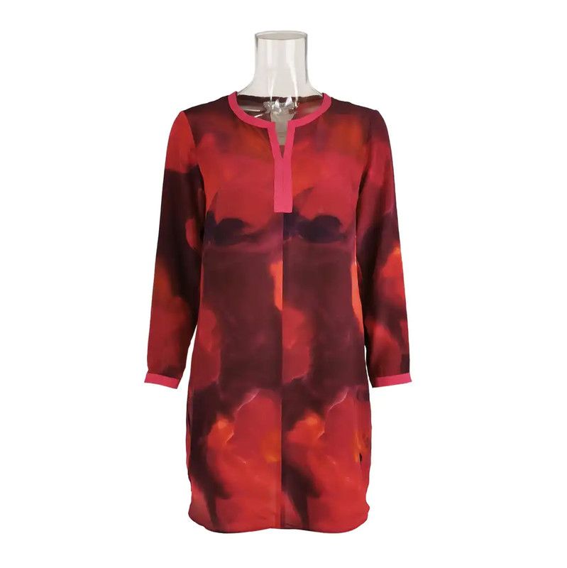 Max Mara MaxMara Pink Silk Print Summer Shirt 0089 Size S / US 4 / IT 40 - 1 Thumbnail