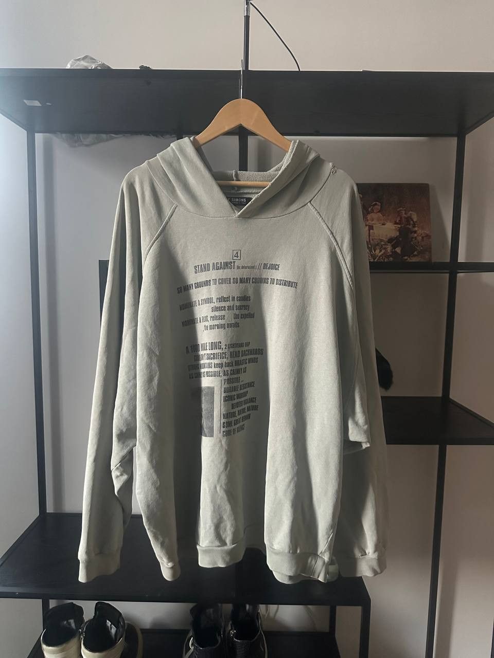 Raf Simons Raf Simons Kollaps Terror Period Hoodie | Grailed