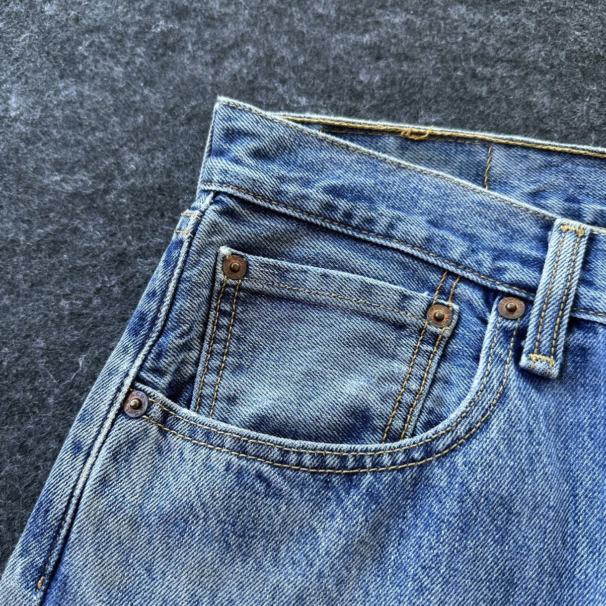 Levi's Vintage Levis 501 Mexico Blue Denim 33x34 D635 Size US 33 - 11 Thumbnail