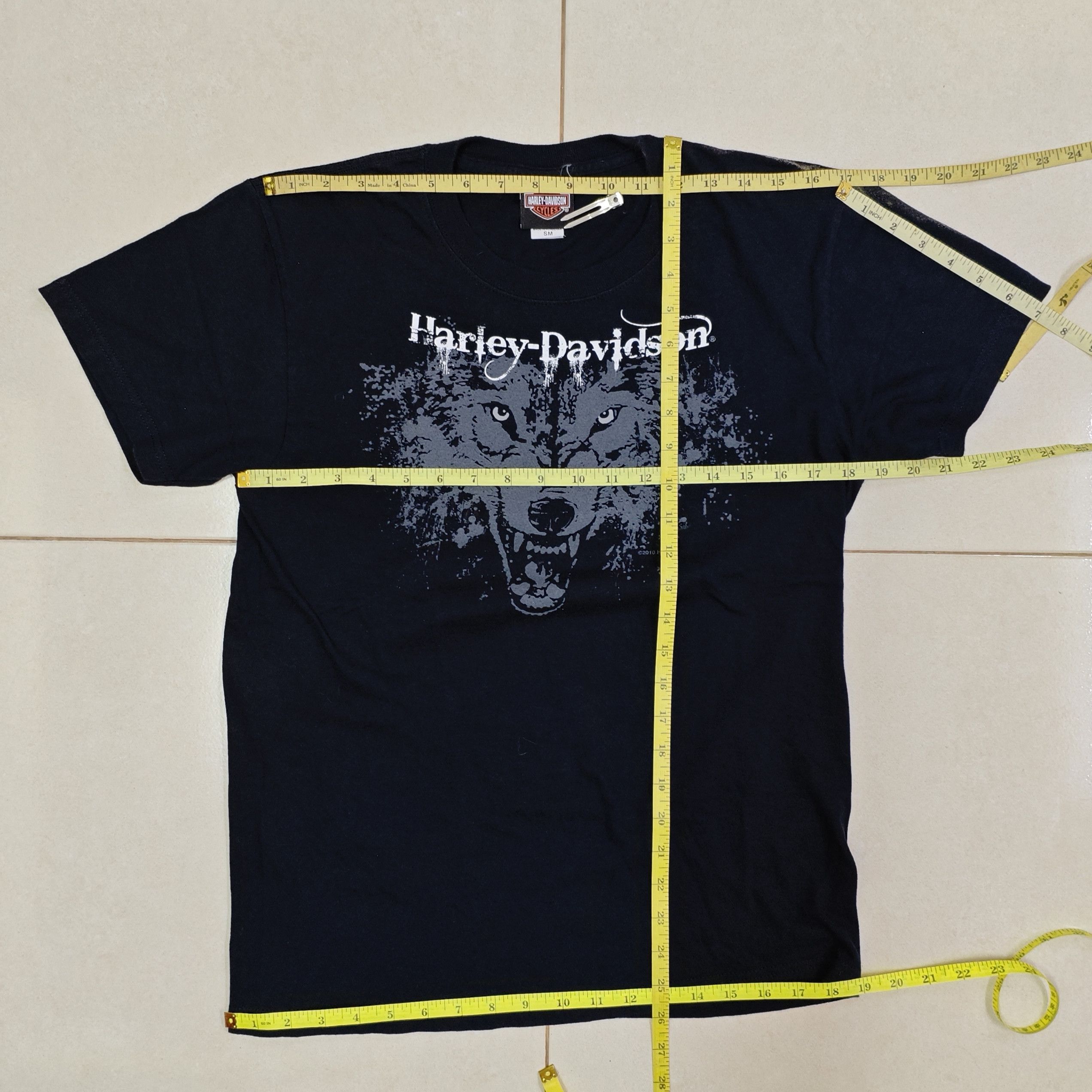 Harley Davidson HARLEY DAVIDSON Wolf Chicago Illinois Biker Tee Size US S / EU 44-46 / 1 - 11 Thumbnail