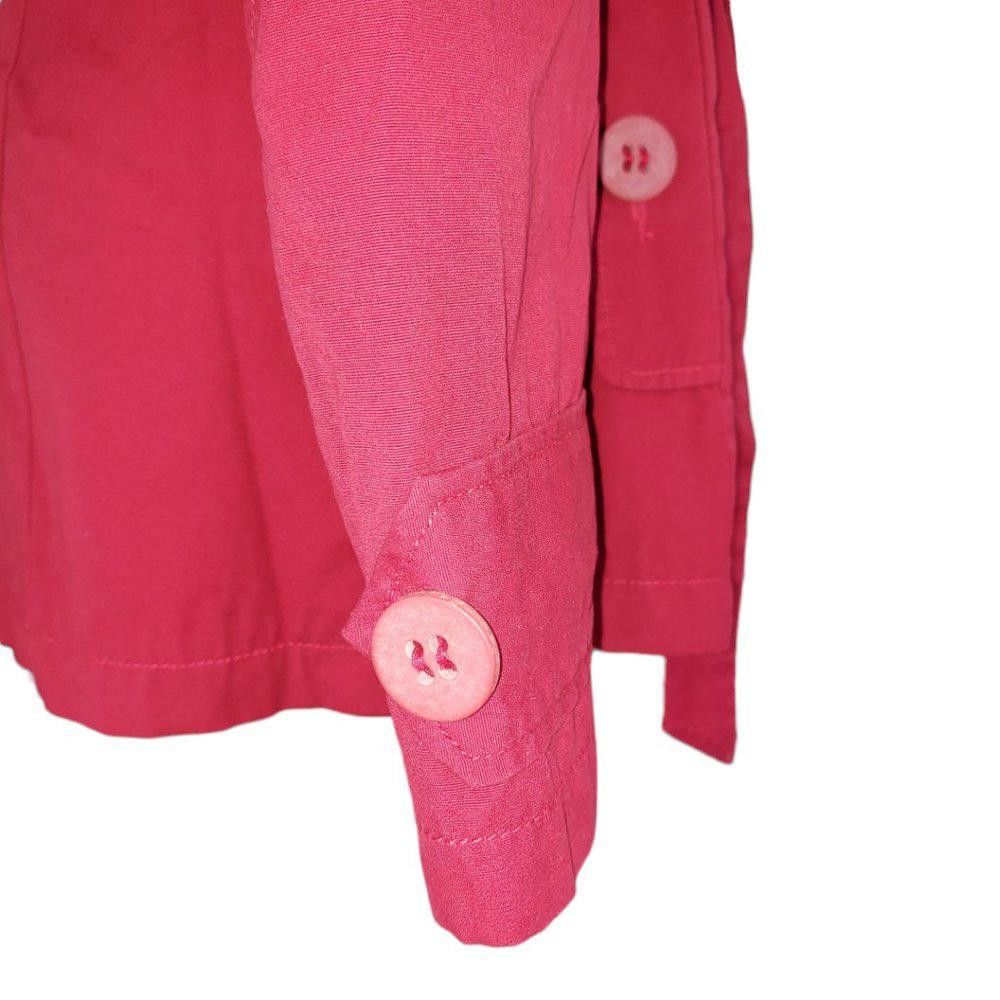 Nine West CT350a Nine West Red Double Breasted Cotton Jacket Small Size S / US 4 / IT 40 - 4 Thumbnail