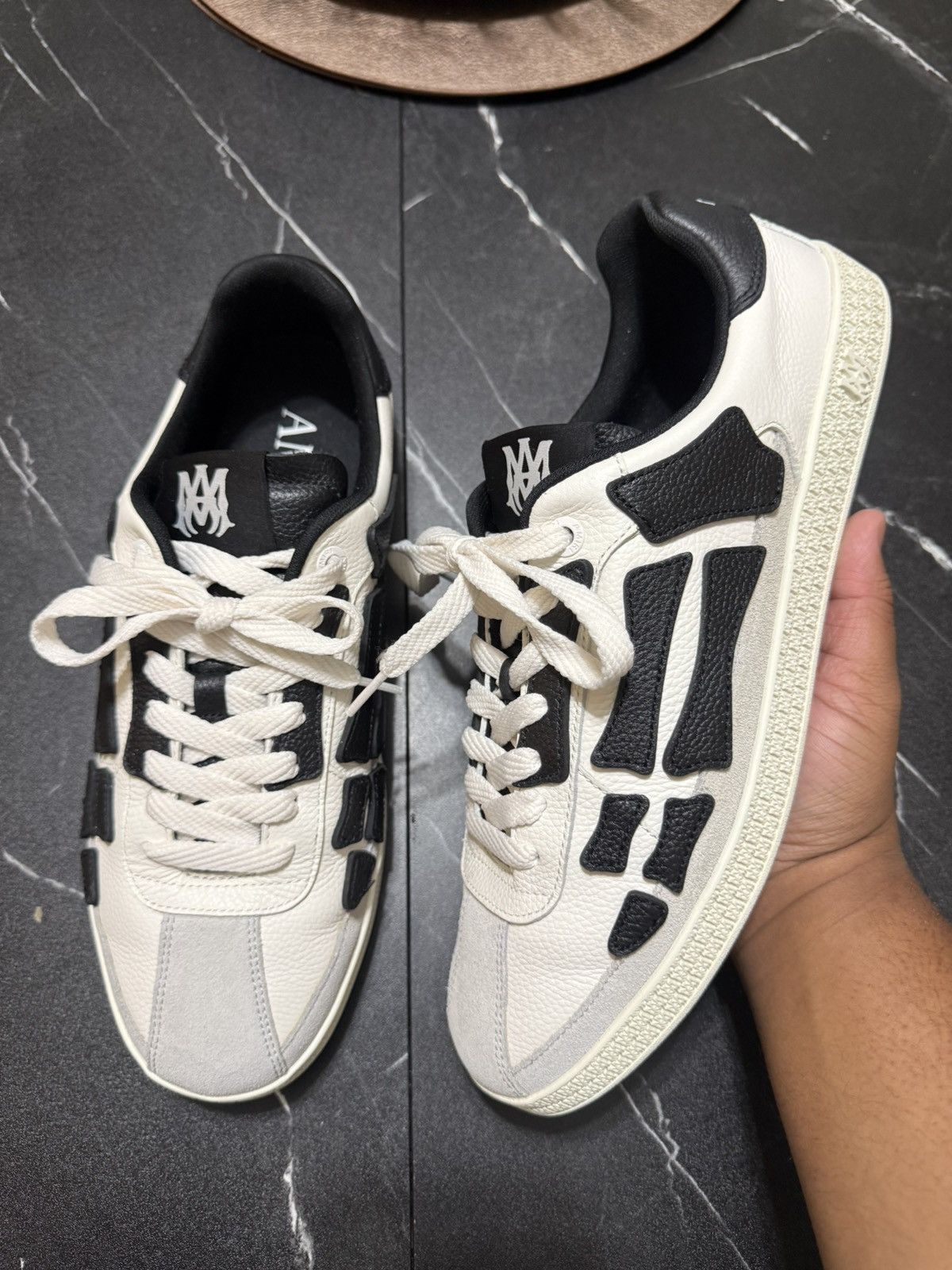 Amiri Pacific Bones Skeleton Sneakers Size 13 US / 46 EU