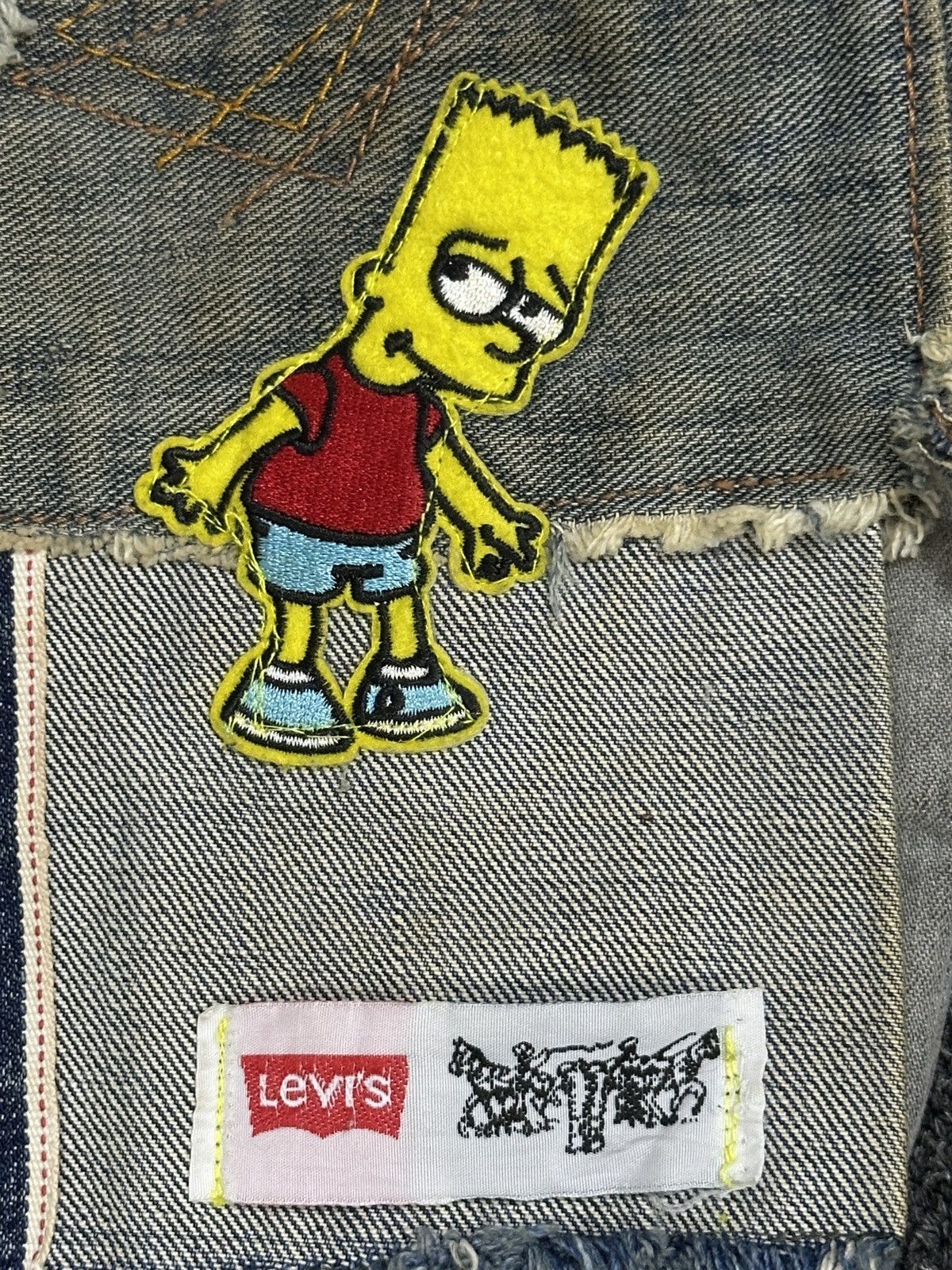 Handmade Very Rare Vintage Unbranded Jeans Custom Made Bag BGA0001 Size ONE SIZE - 7 Thumbnail
