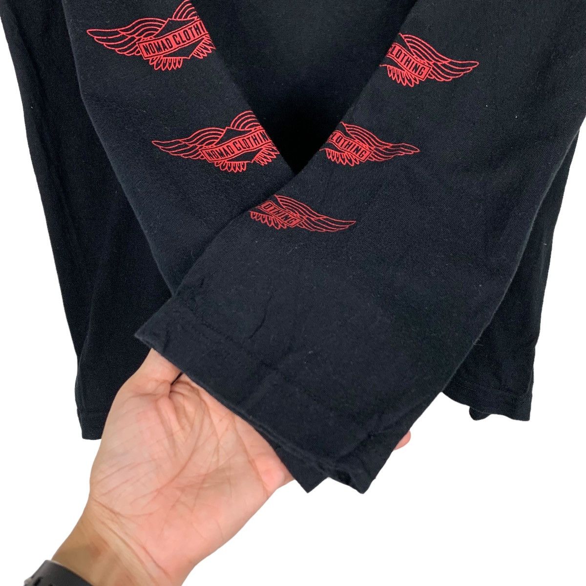 Japanese Brand NOMAD CLOTHING A TRIBE LIVING NOMADICALLY LS TEES #0190-C9 Size US L / EU 52-54 / 3 - 11 Thumbnail