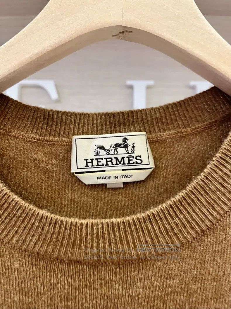Hermes Hermes 21 Autumn/Winter orange sweater Size US L / EU 52-54 / 3 - 4 Thumbnail