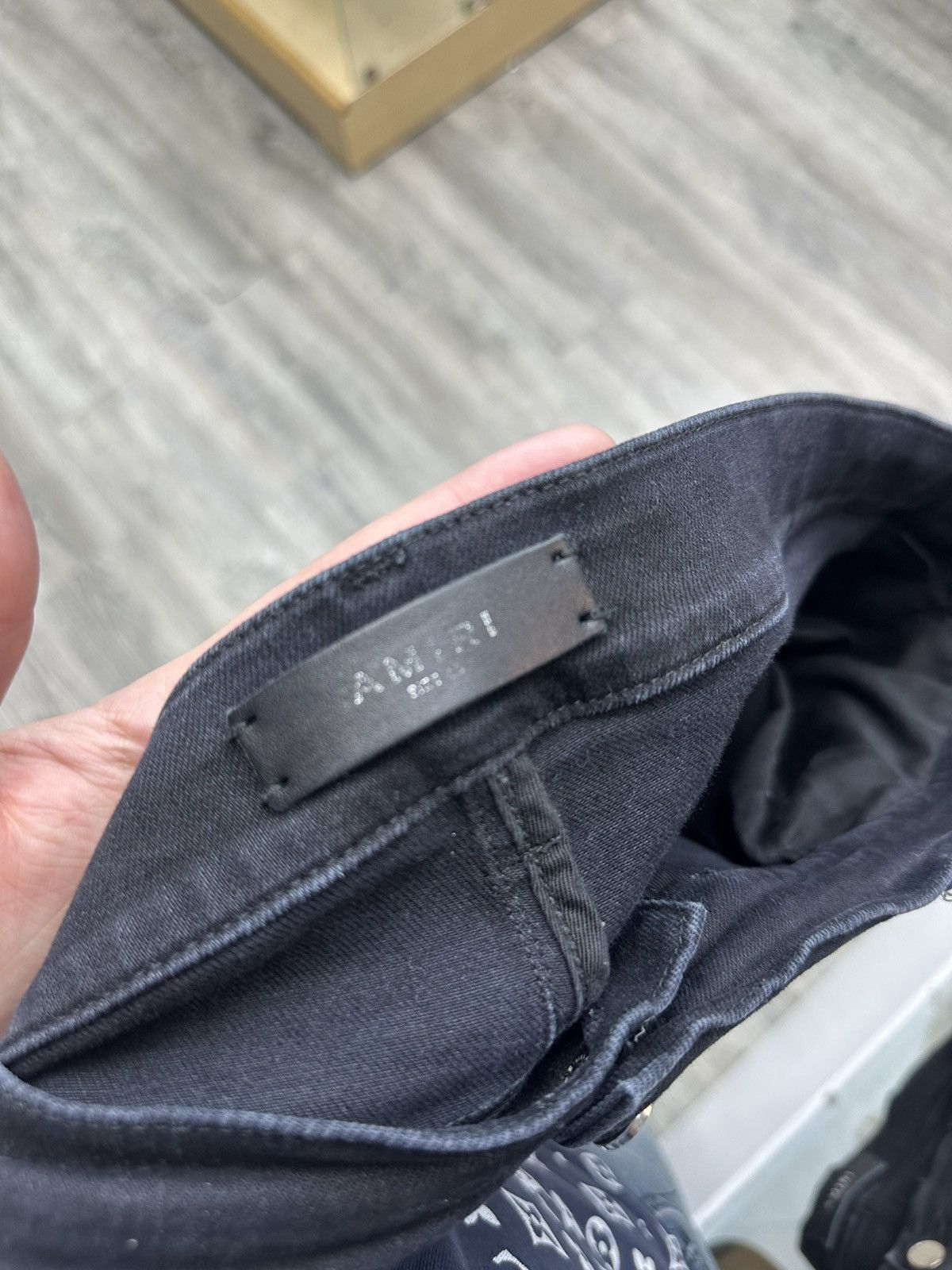 Amiri Amiri Bandana Flame Jeans - Aged Black/Blue Size US 40 / EU 56 - 5 Thumbnail