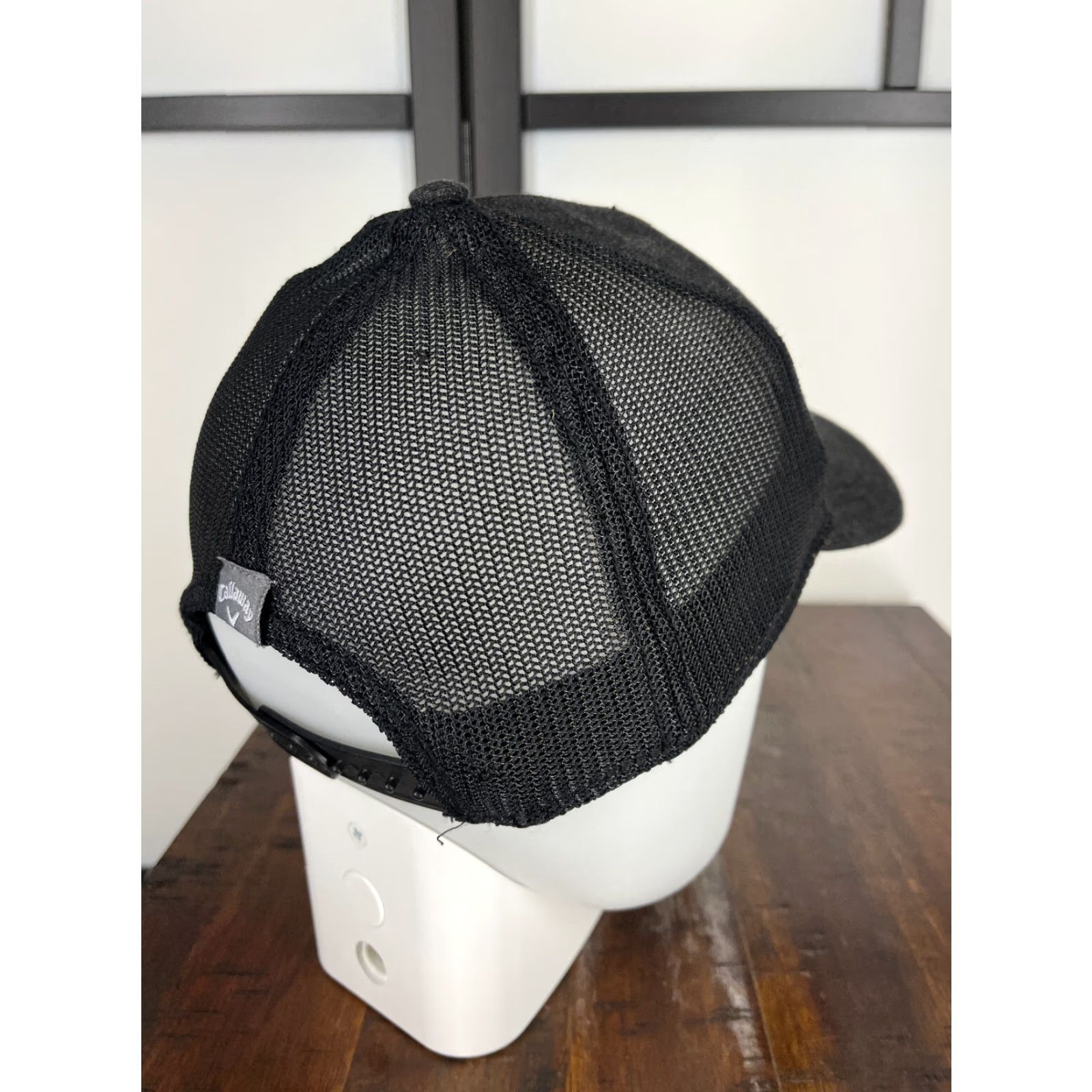 Callaway Callaway Hat Cap Snap Back Adult One Size Black Trucker Golf Golfer Carlsbad CA Wool Size ONE SIZE - 7 Thumbnail