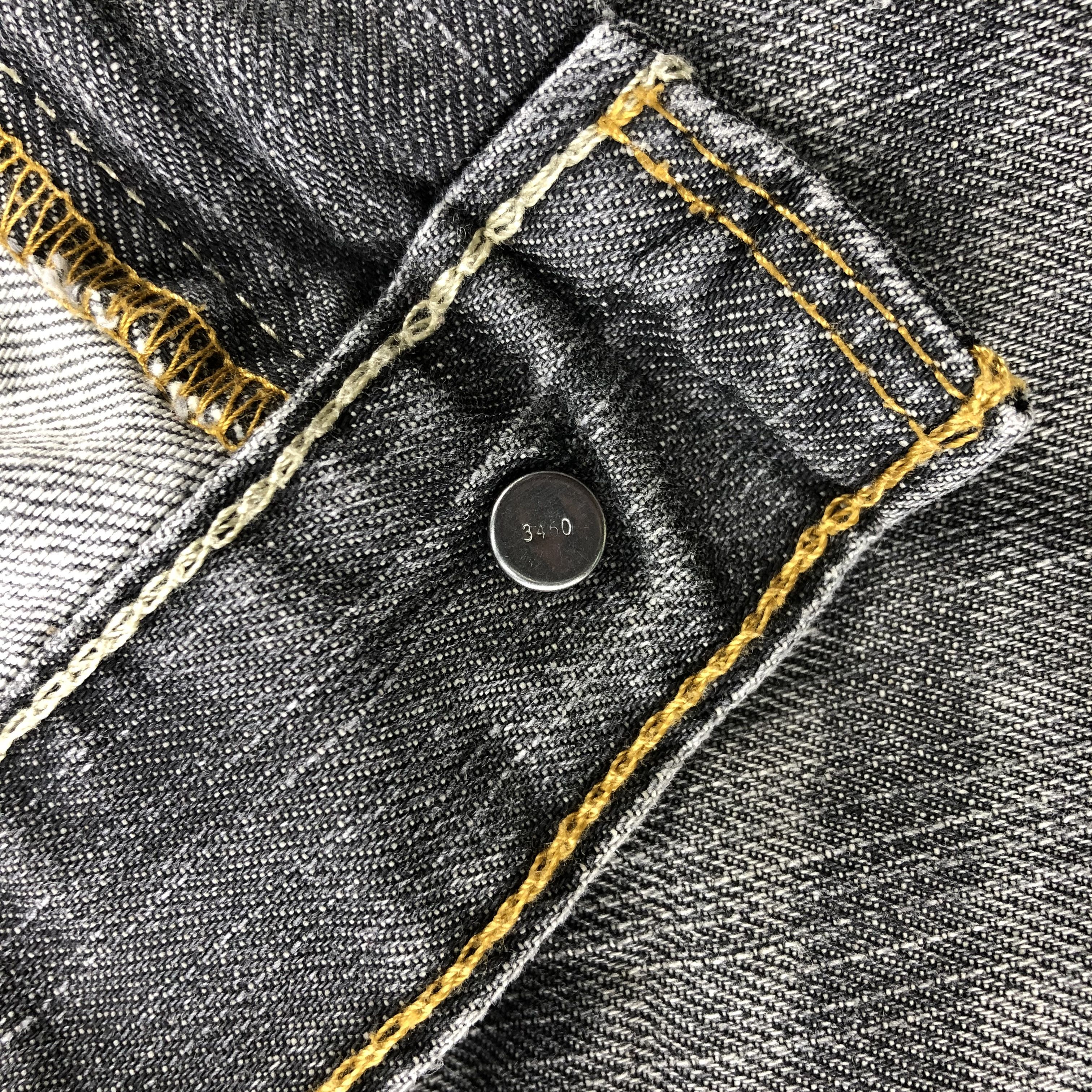 Levi's Vintage Levis 514 Jeans Faded Black Denim KJ1000 Size US 33 - 10 Thumbnail