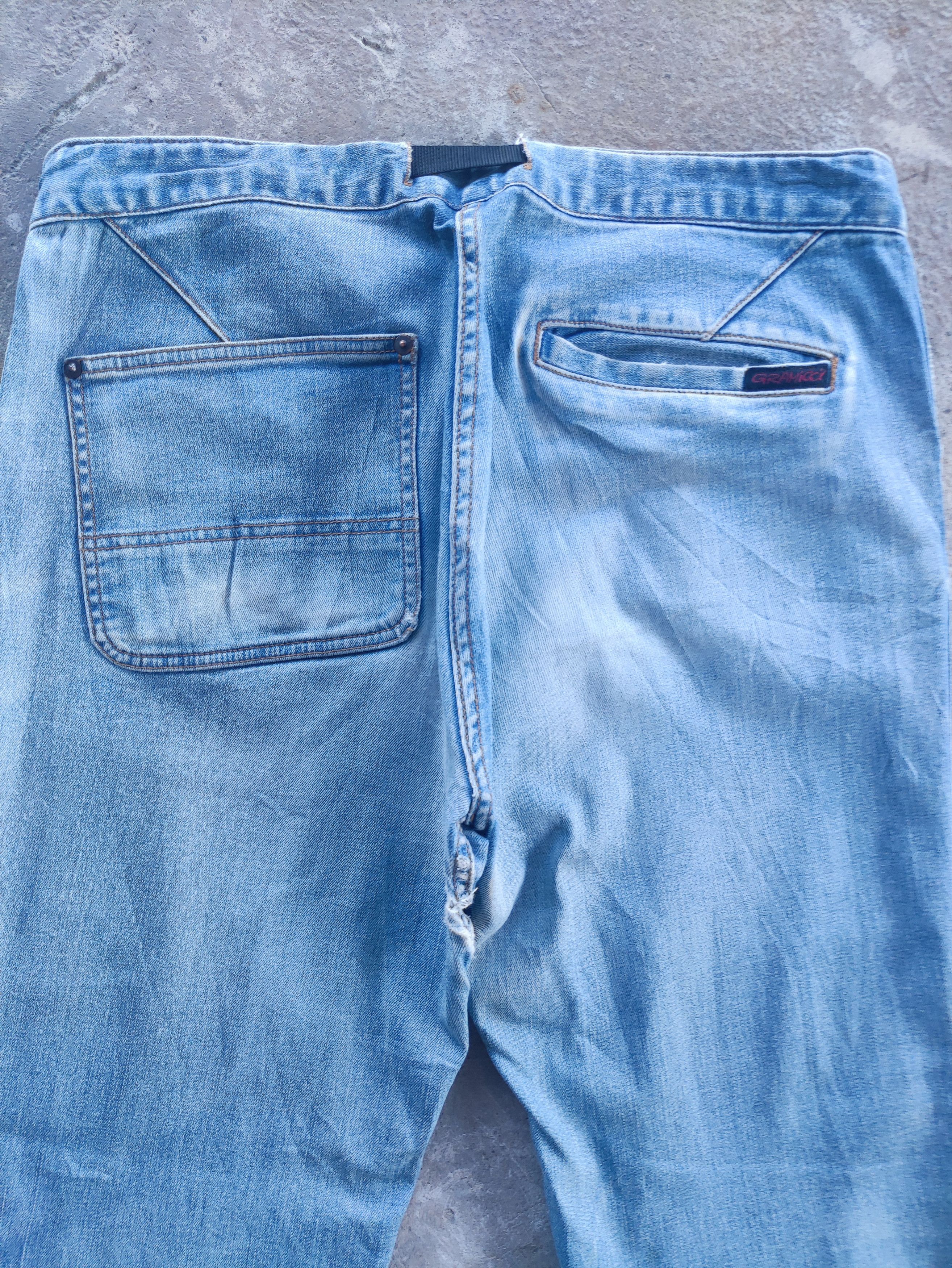 Gramicci Vintage Gramicci Brand Ripped Faded Denim Pants Size US 34 / EU 50 - 9 Thumbnail
