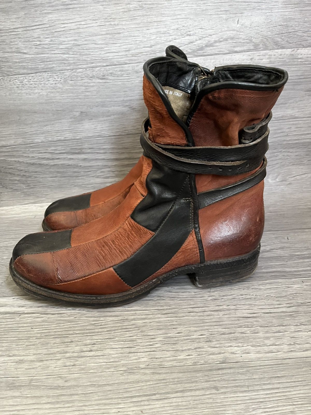 A.S.98 A.S.98 patch biker boho boots sz 41 Size US 11 / IT 41 - 1 Thumbnail