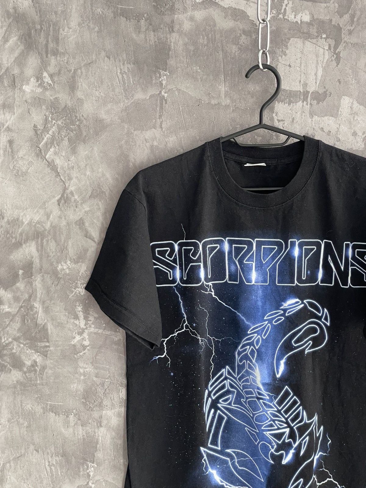 Band Tees × Vintage Vintage 90s Scorpions Spell Out Logo Band T shirt Size US M / EU 48-50 / 2 - 4 Thumbnail
