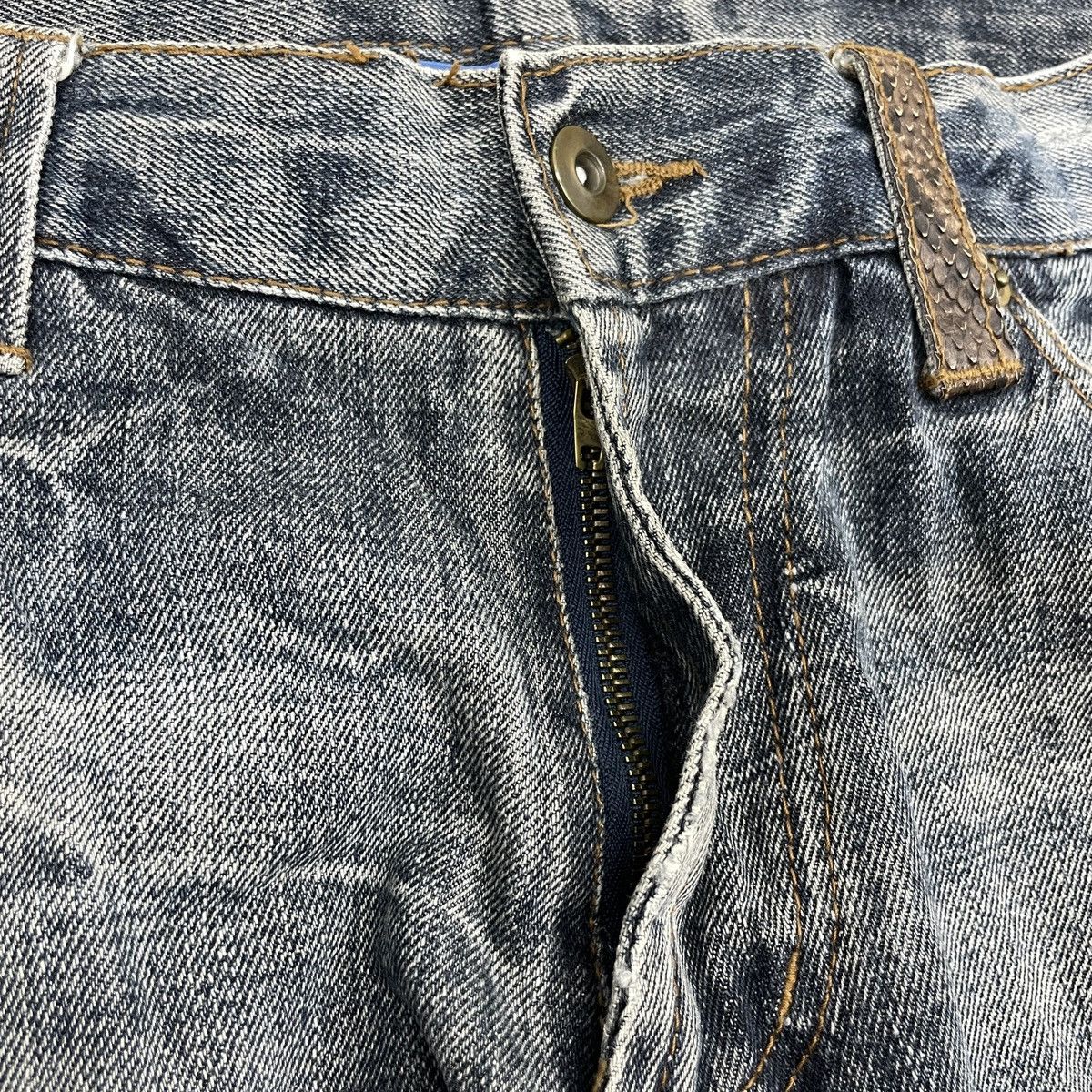 Japanese Brand × Leather × Vintage Vintage Japanese Brand Snake Leather Back Pocket wc348 Size US 34 / EU 50 - 6 Thumbnail