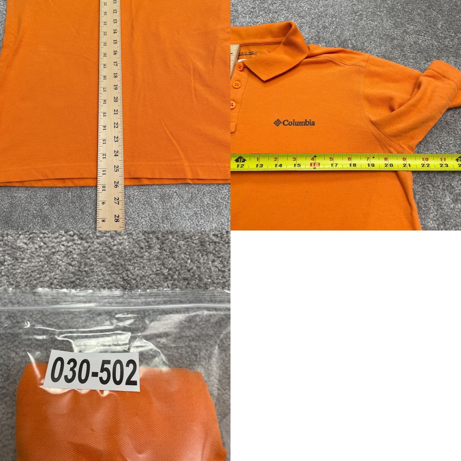 Vintage Columbia Omni Wick Shirt Mens Medium Orange Short Sleeve Collared Active Polo Size US M / EU 48-50 / 2 - 8 Thumbnail