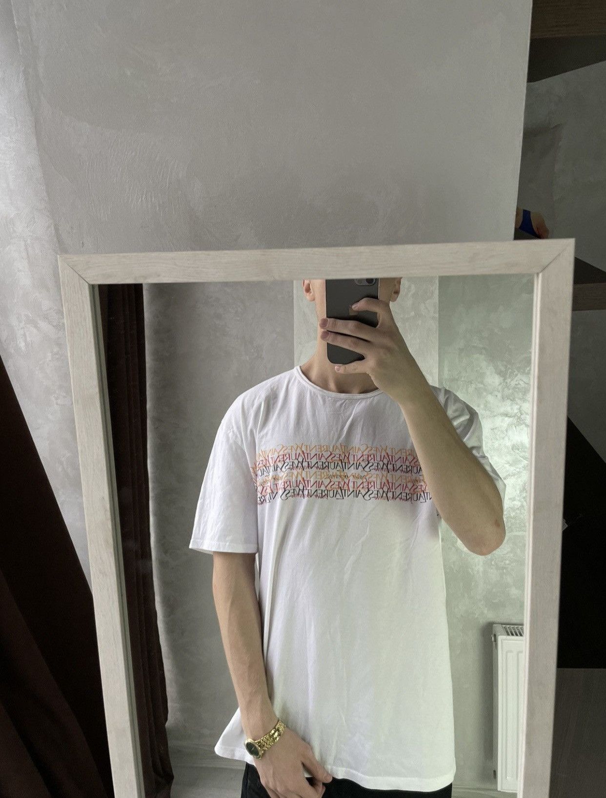 Vintage × Yves Saint Laurent Multilogo Yves Saint Laurent Vintage T Shirt Size US XL / EU 56 / 4 - 1 Thumbnail