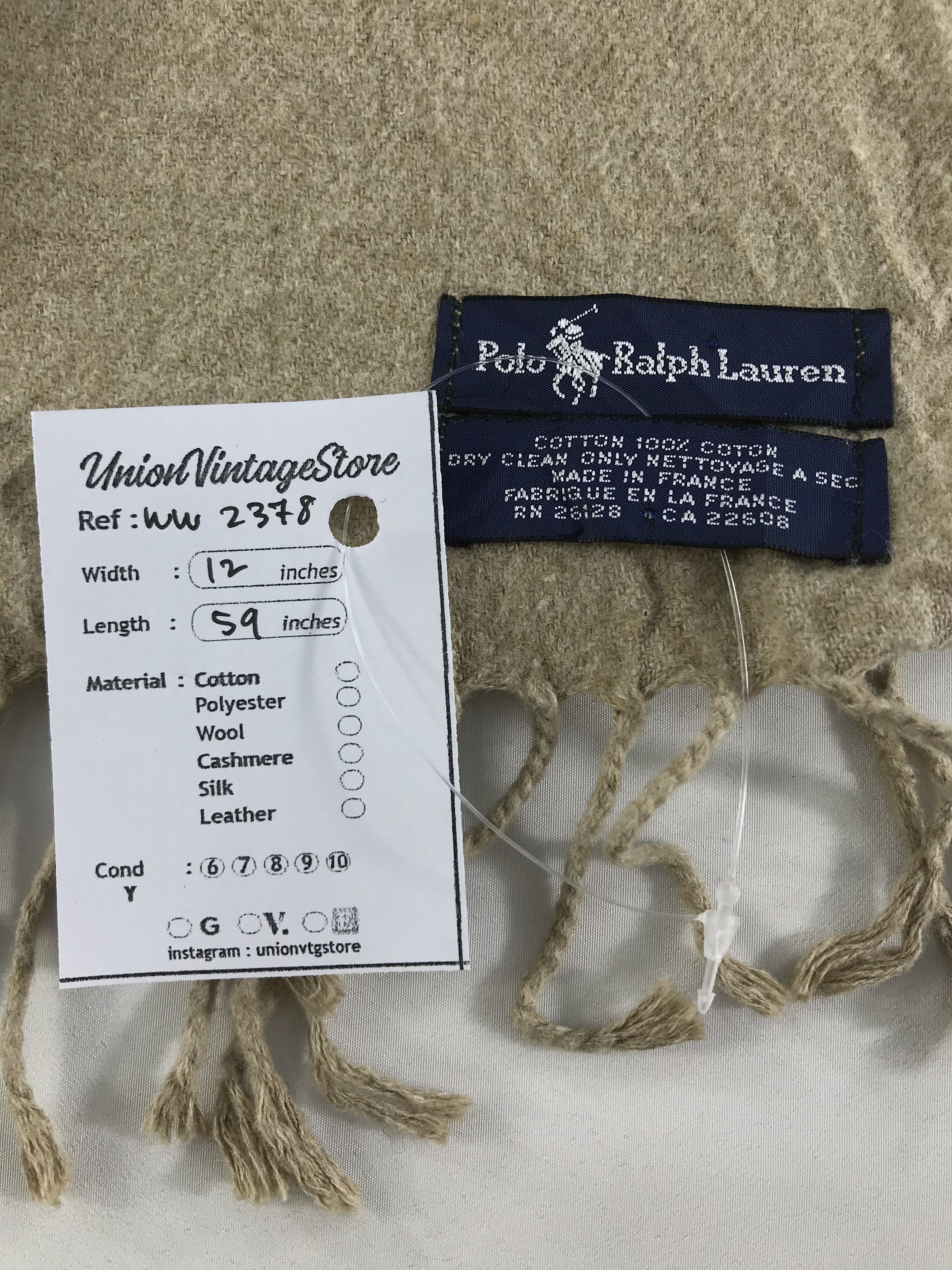 Polo Ralph Lauren Polo Ralph Lauren Scarf / Muffler / Neckwear - WW2378 Size ONE SIZE - 5 Thumbnail