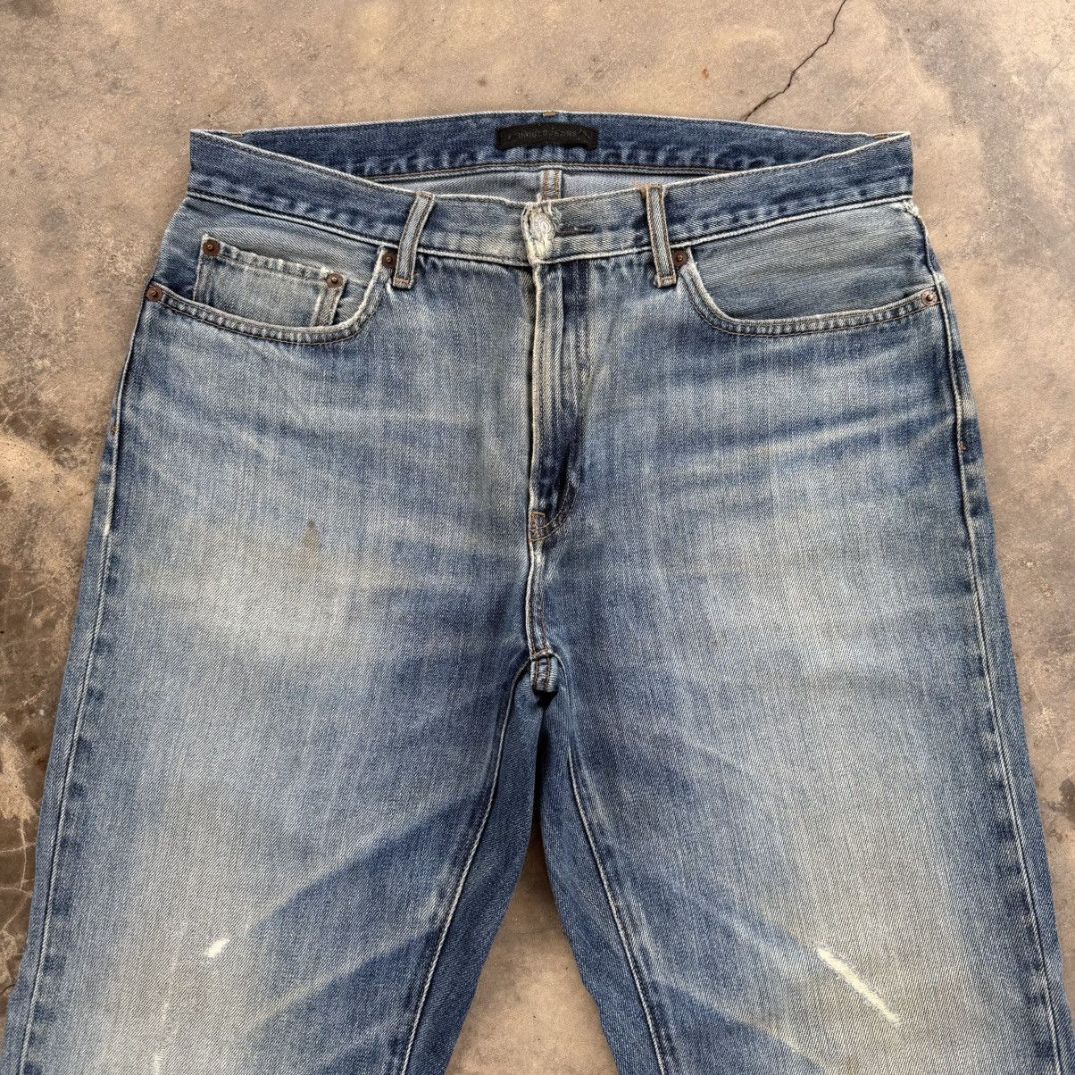 Japanese Brand VINTAGE JAPANESE FADED JEAN DENIM PANTS Size US 35 - 3 Thumbnail