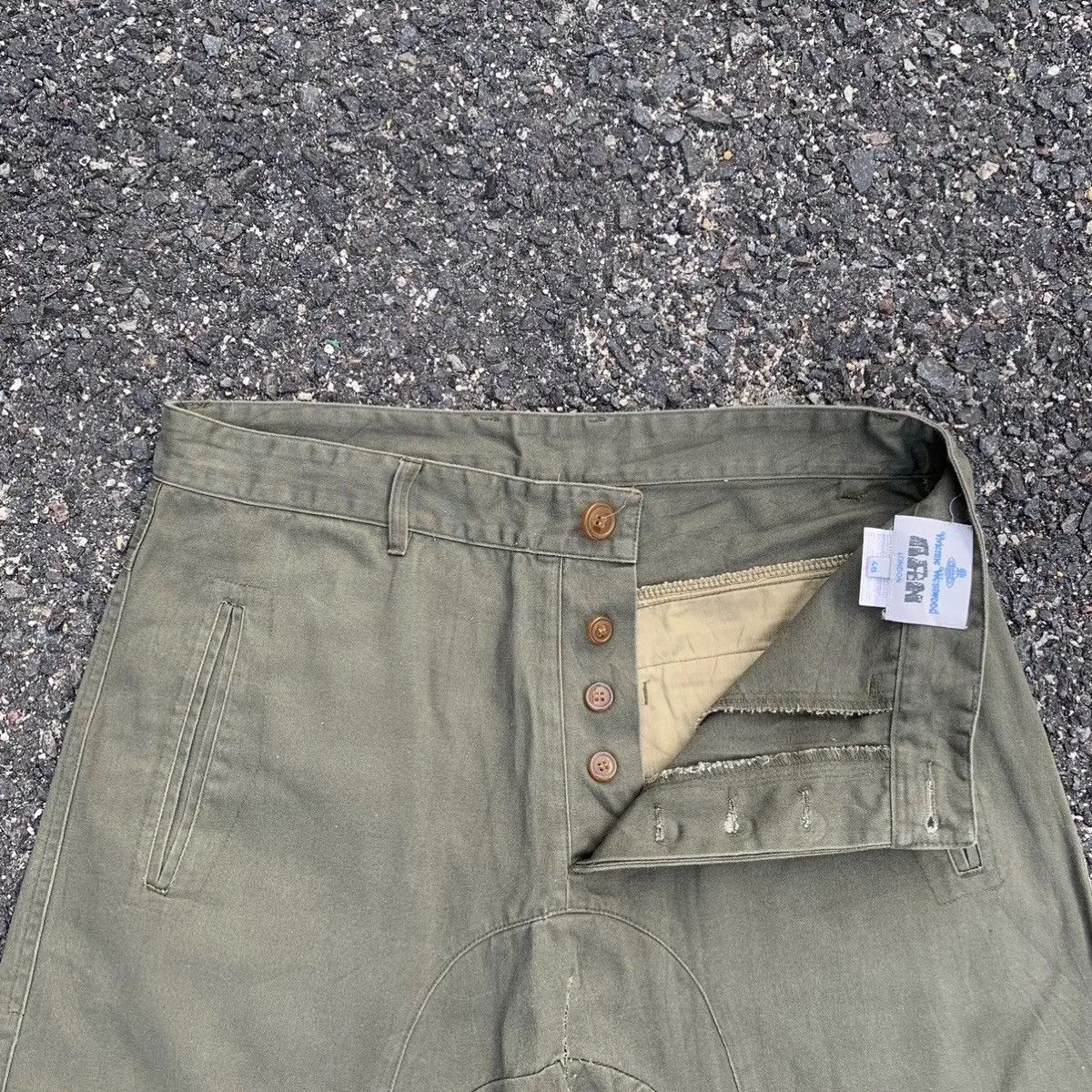 Designer × Vivienne Westwood SICKSS💥 VIVIENNE WESTWOOD MAN DROP CROTCH CURVE BANANA LEGS Size US 32 / EU 48 - 8 Thumbnail