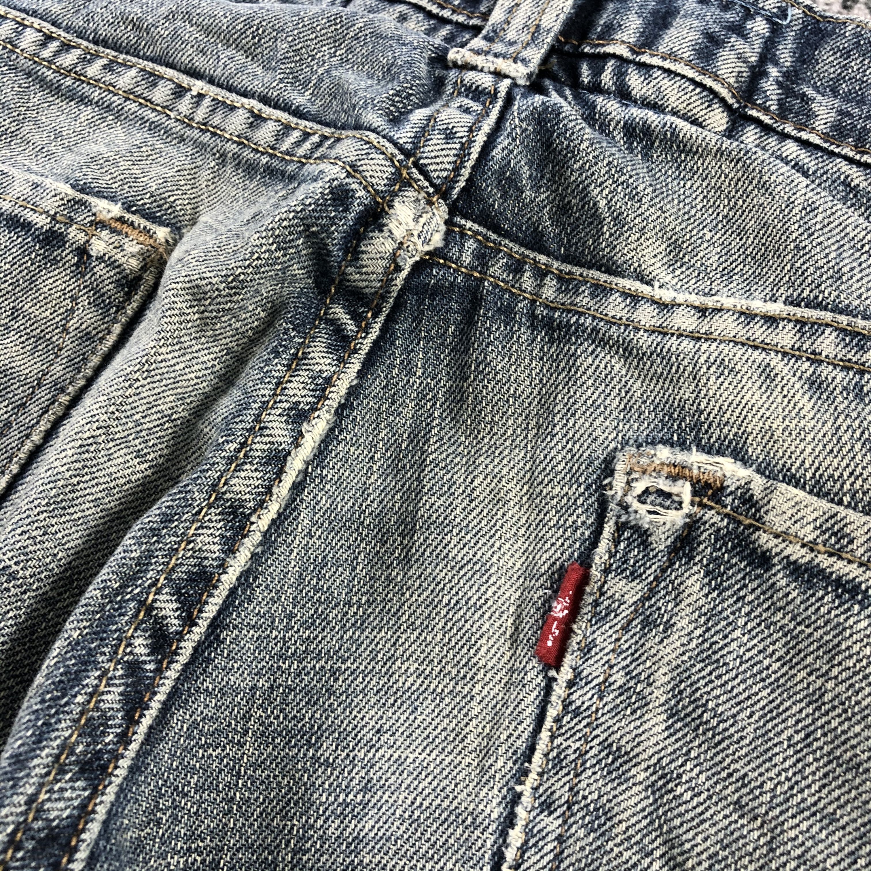Levi's Vintage Levis 511 Jeans Distress Denim KJ989 Size US 34 / EU 50 - 9 Thumbnail