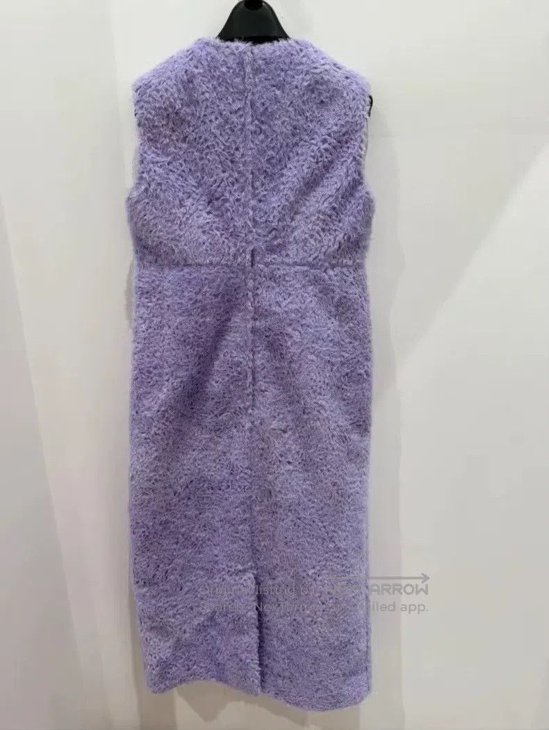 Comme des Garcons Comme Des Garcons Lavender plush sleeveless dress Size S / US 4 / IT 40 - 2 Thumbnail