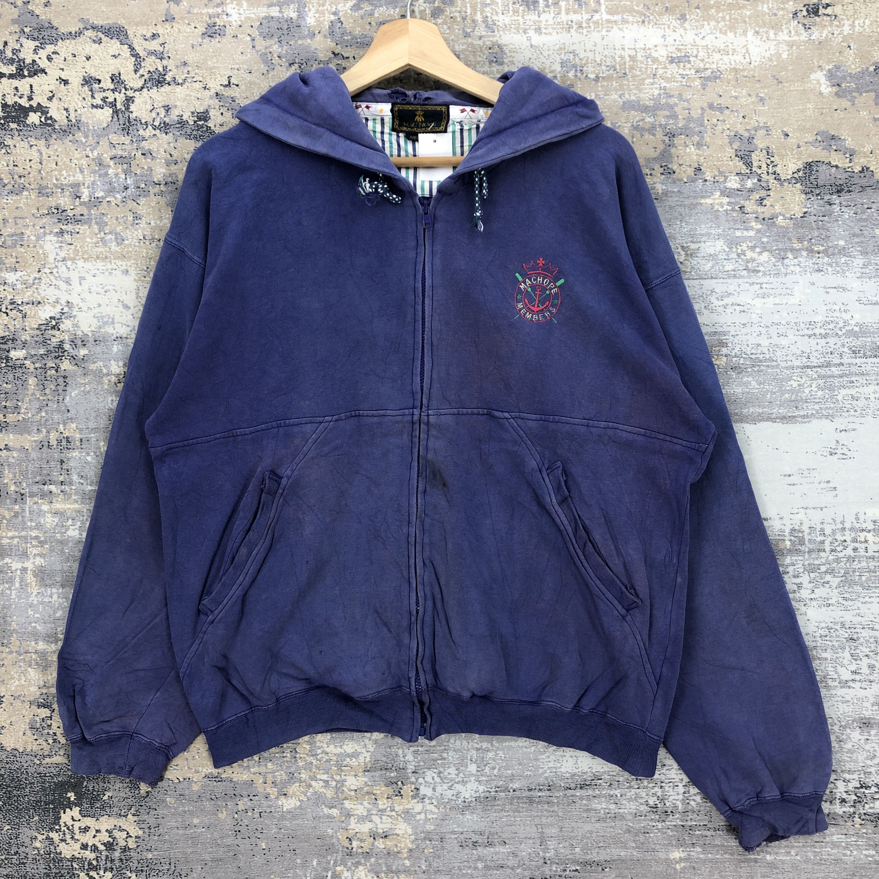Japanese Brand × Vintage Vintage Mac Hope Sweatshirt Hoodie Mac Hope Sweater Hooded Size US L / EU 52-54 / 3 - 1 Thumbnail