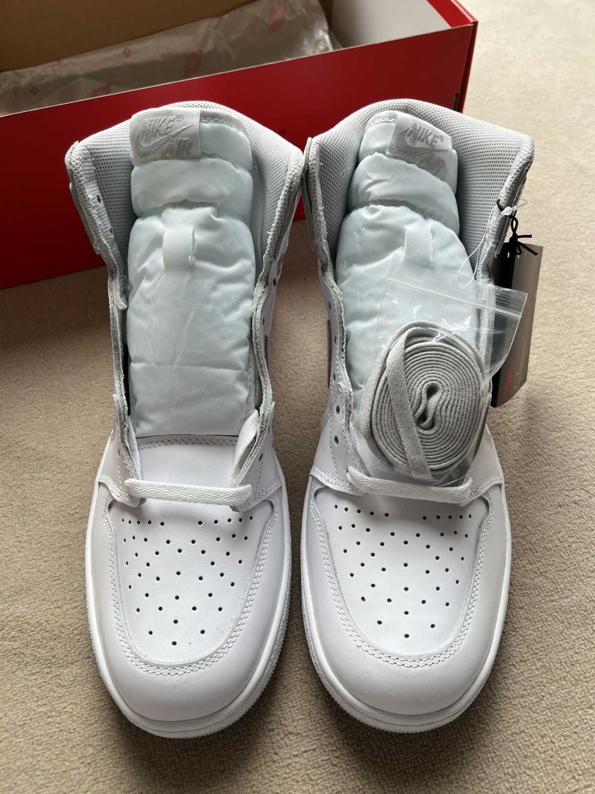 Nike Air Jordan 1 85 Neutral Grey Size US 13 / EU 46 - 4 Thumbnail
