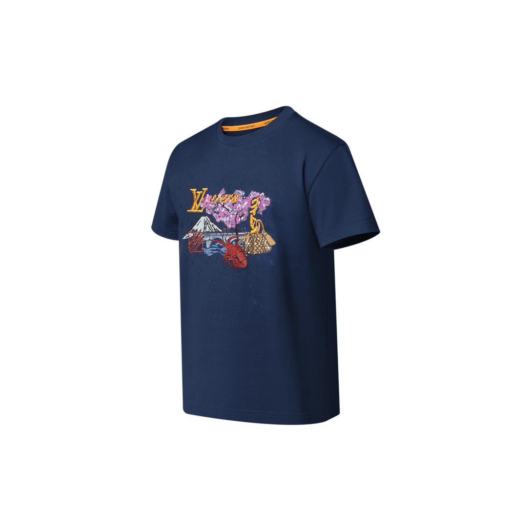 Louis Vuitton Embroidered T-Shirt Size US S / EU 44-46 / 1 - 3 Thumbnail