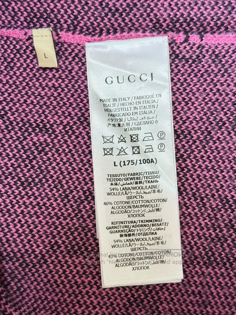 Gucci Gucci Pink full-print sweater Size L / US 10 / IT 46 - 7 Thumbnail