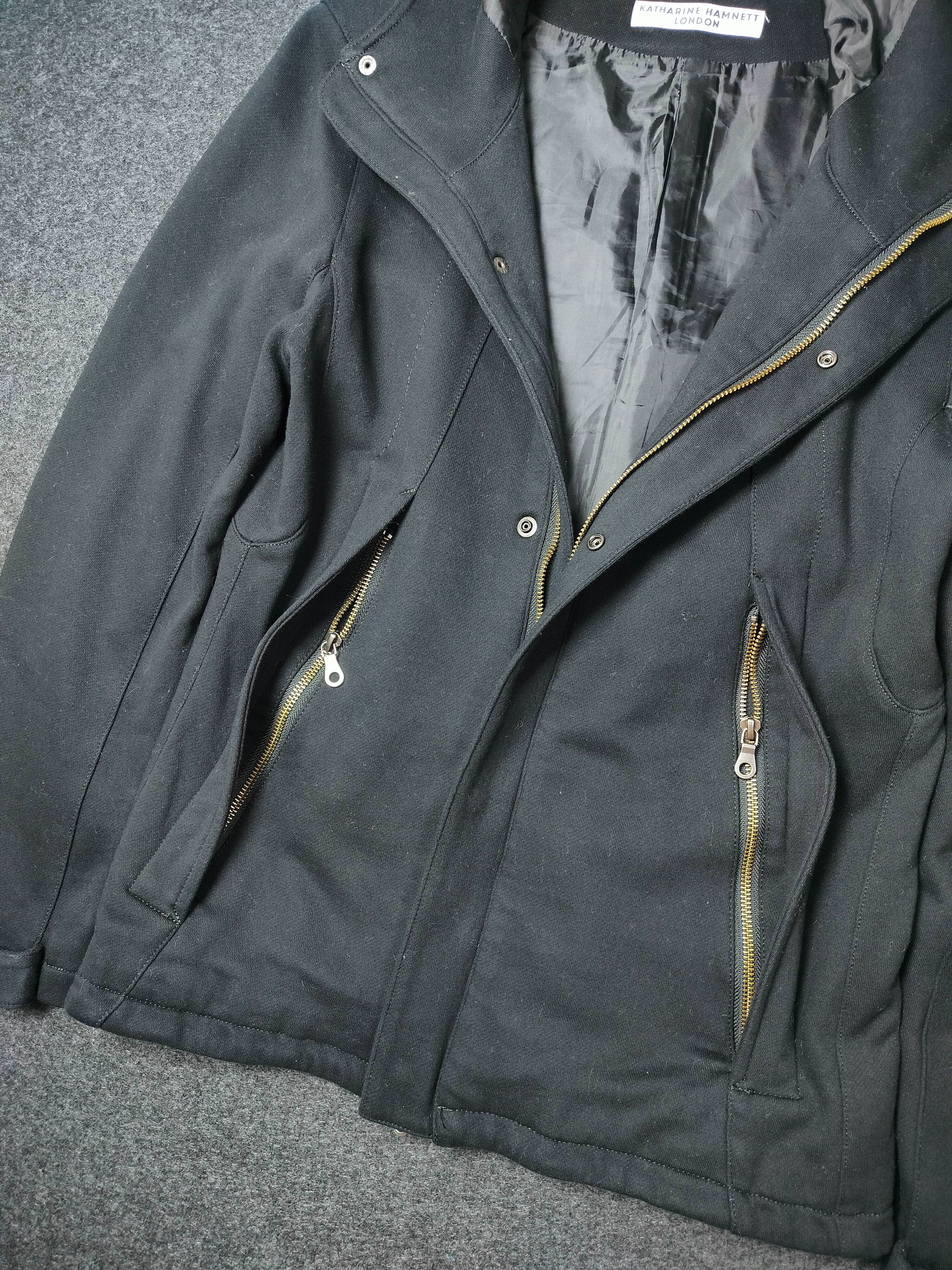 Katharine Hamnett London Katharine Hamnett London Blouson Black Jacket Size US XL / EU 56 / 4 - 5 Thumbnail