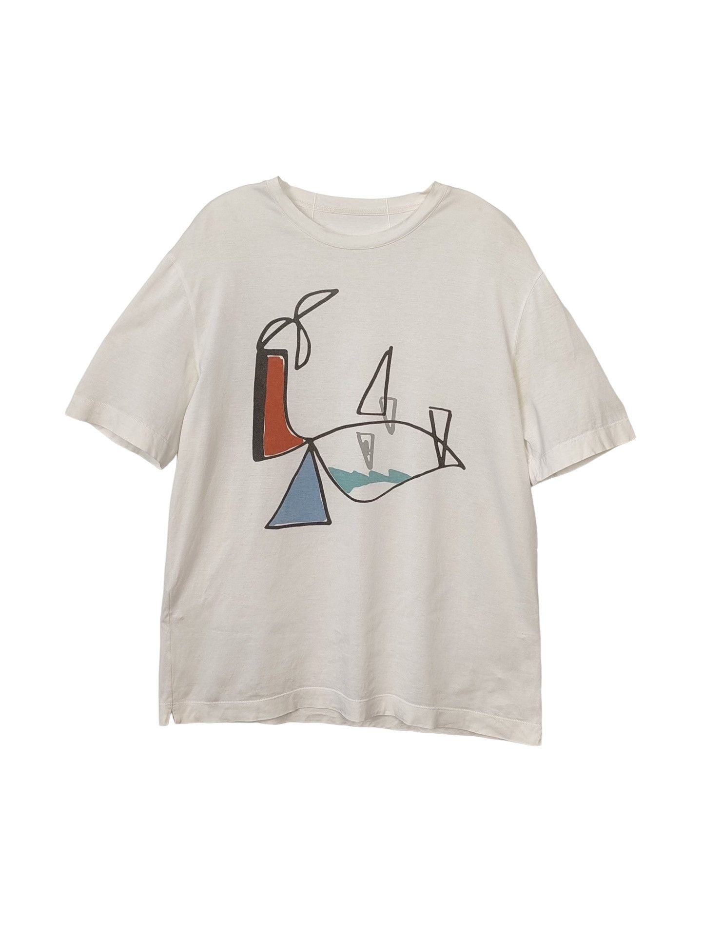 Hermes Hermès Graphic Print T-Shirt Size L Size US L / EU 52-54 / 3 - 1 Thumbnail