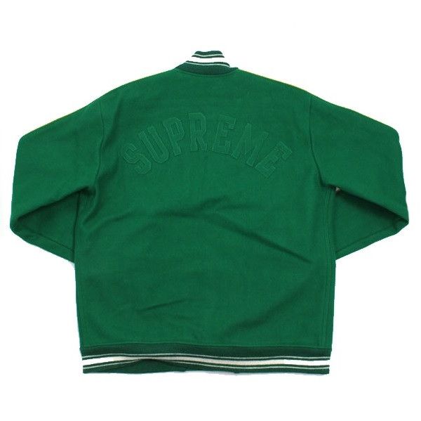 Supreme Supreme FW03 Special Teams Player Varsity Jacket Green Size US XL / EU 56 / 4 - 9 Thumbnail