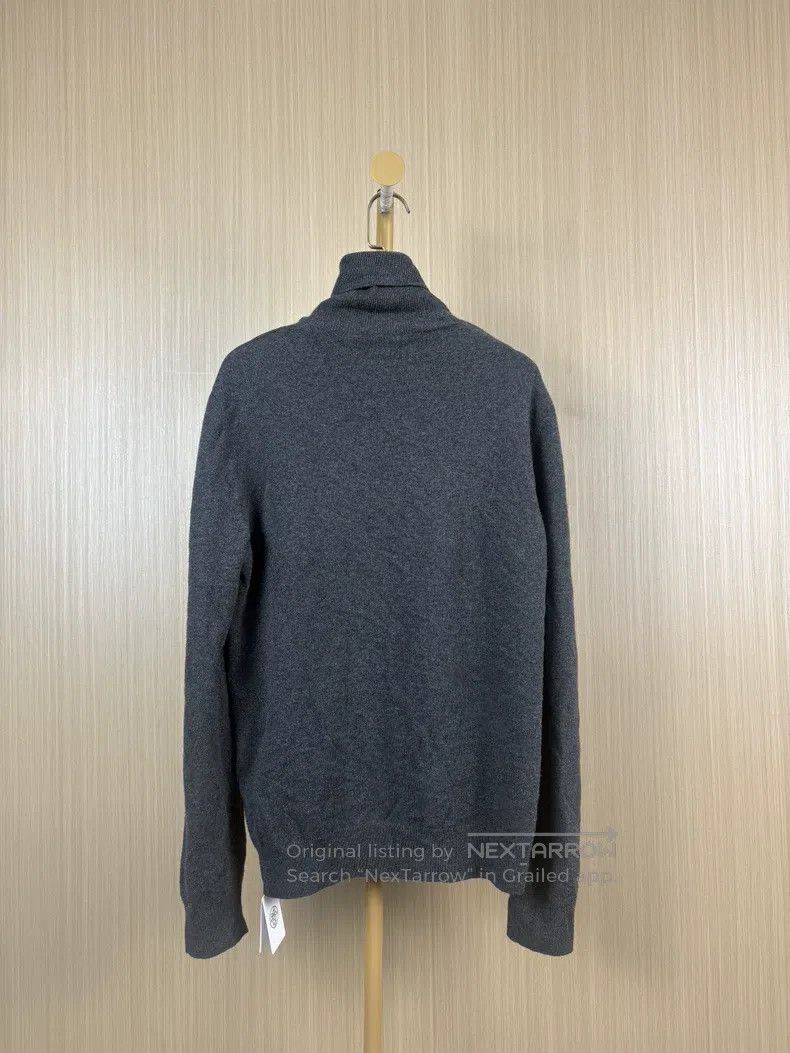 Hermes Gray and yellow color-blocked high-necked woolen sw