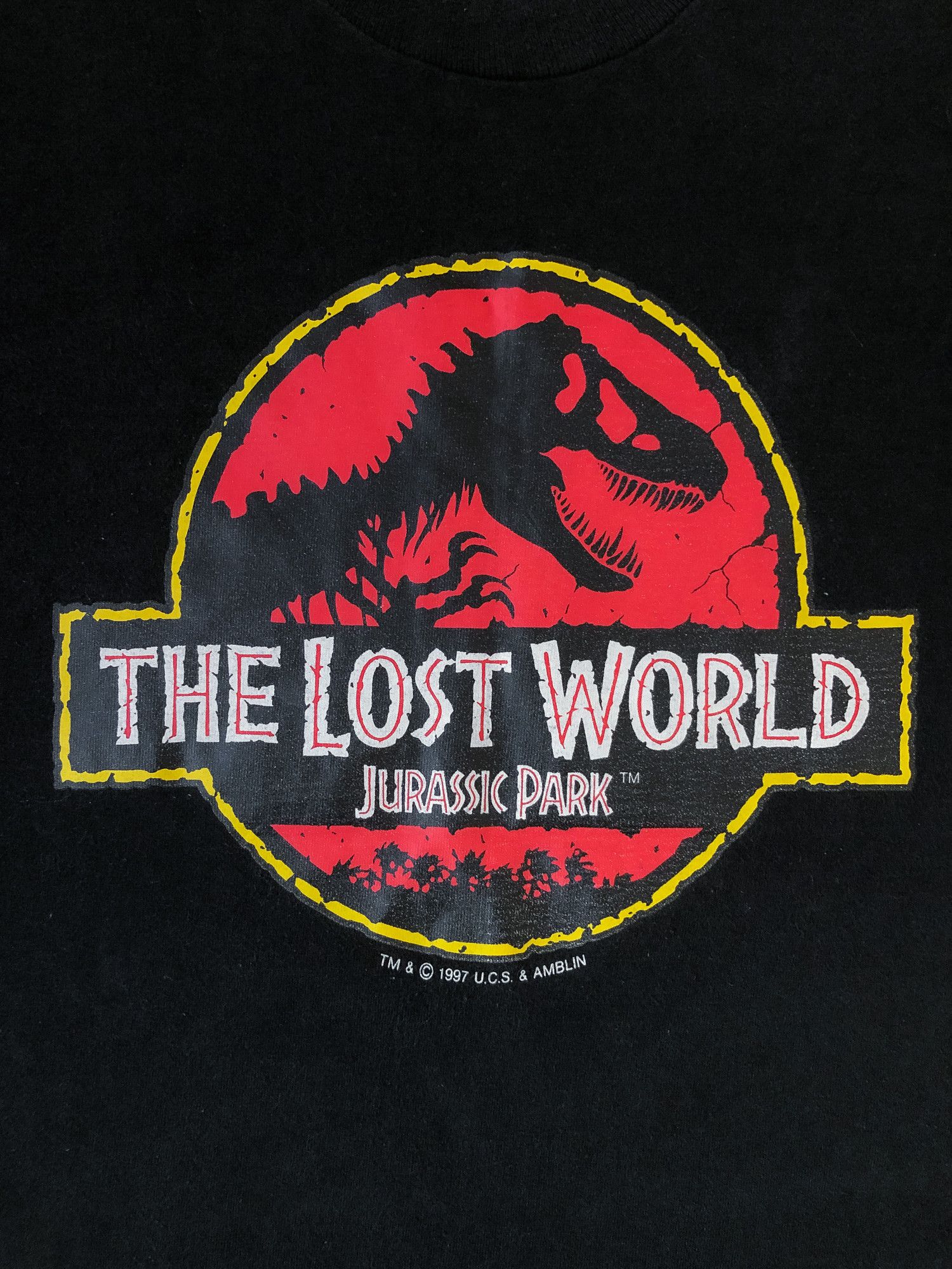 Vintage 1997 Single Stitch 'The Lost World: Jurassic Park' T-Shirt Size US M / EU 48-50 / 2 - 1 Thumbnail