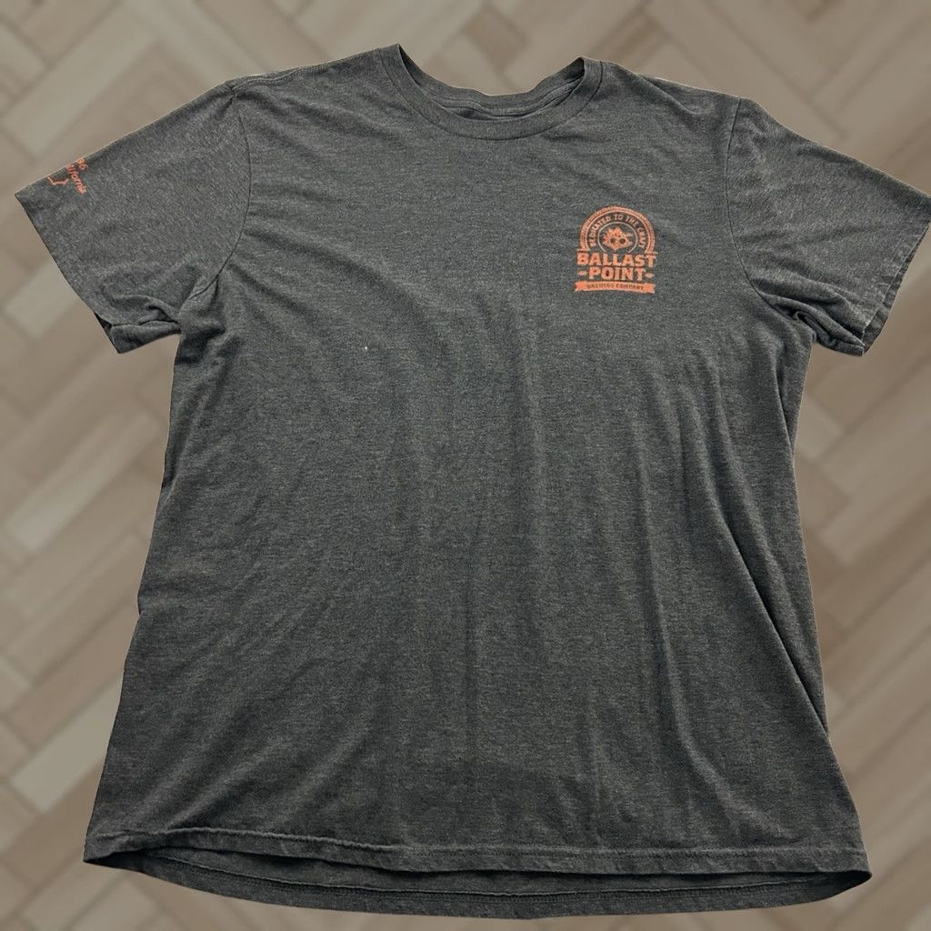 Vintage Ballast Point Sculpin IPA Short Sleeve T Shirt Men's XL Gray Size US XL / EU 56 / 4 - 1 Thumbnail