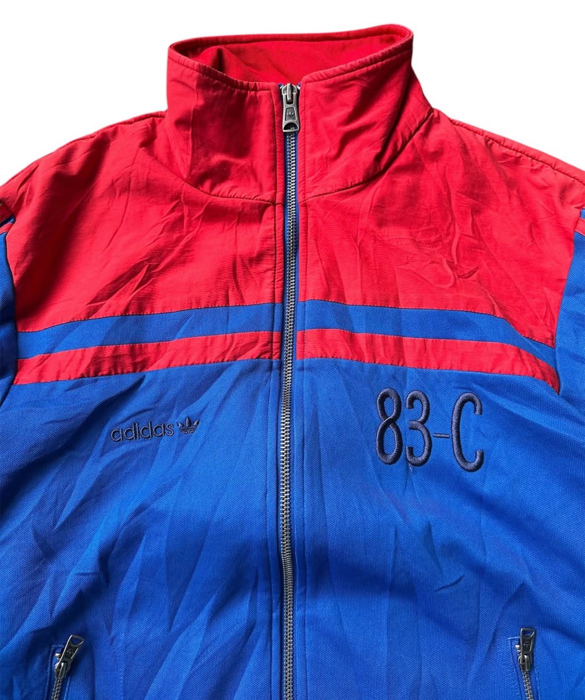 Adidas Vintage 90s Adidas 83-C Tracktop Jacket Size US M / EU 48-50 / 2 - 3 Thumbnail