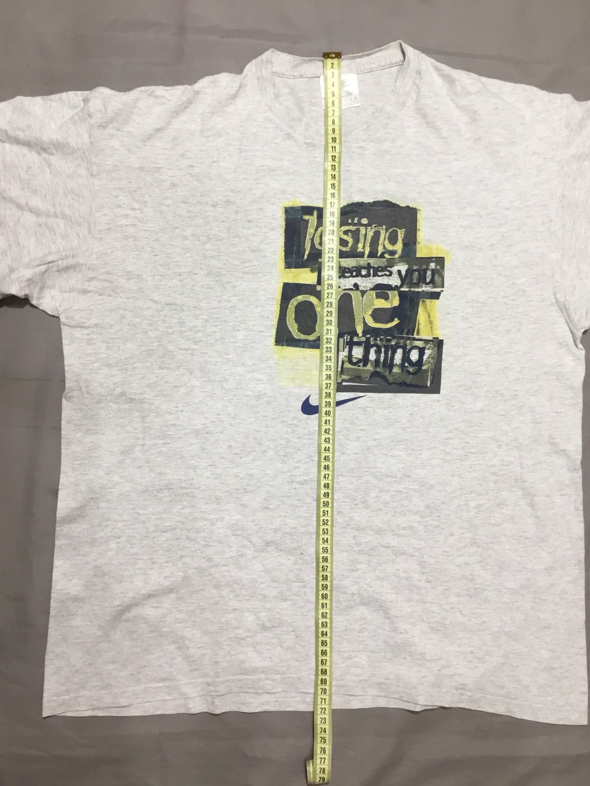 Nike Vintage 90s Nike Shirt Losing Teaches You One Thing It Sucks Size US L / EU 52-54 / 3 - 7 Thumbnail