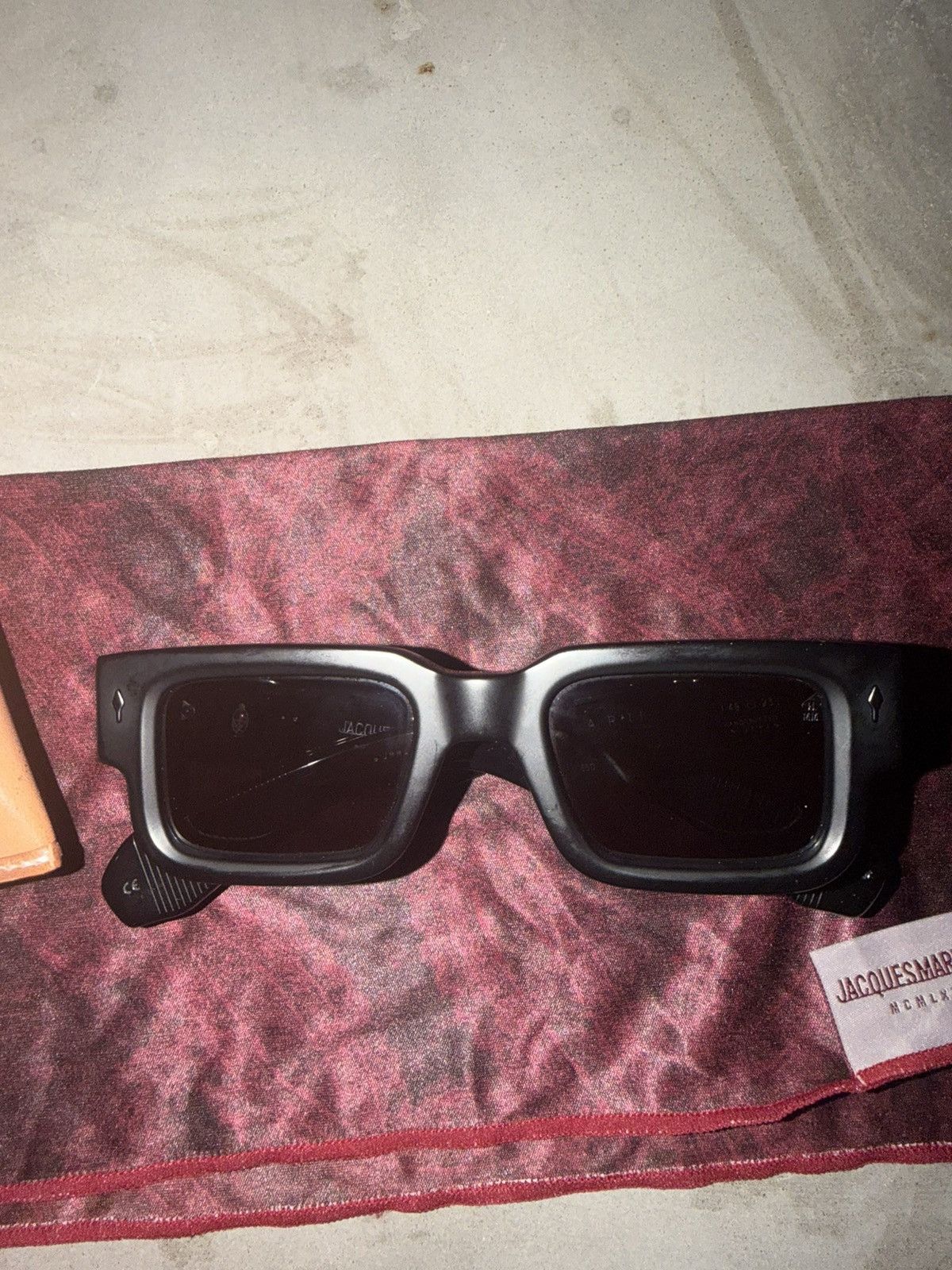 Jacques Marie Mage Jacques Marie Mage Ascari Black Sunglasses Size ONE SIZE - 9 Thumbnail