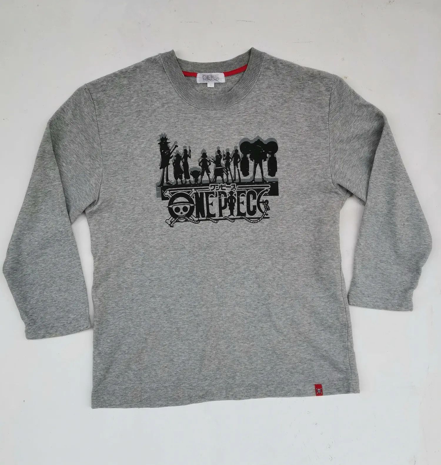 Anime × One Piece Rare!!! One Piece Big Logo Sweatshirt Size US L / EU 52-54 / 3 - 6 Thumbnail