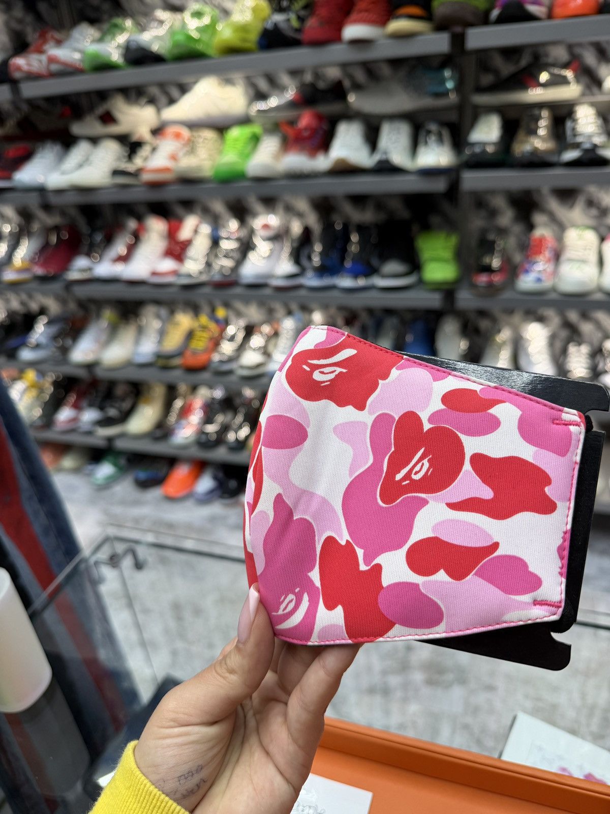 Bape Bape Pink Face Mask Size ONE SIZE - 3 Thumbnail