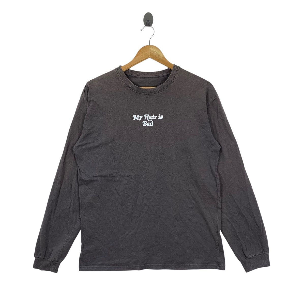 Japanese Brand MY HAIR Is BAD Japanese Rock Band Long Sleeve Shirt Size US L / EU 52-54 / 3 - 3 Thumbnail