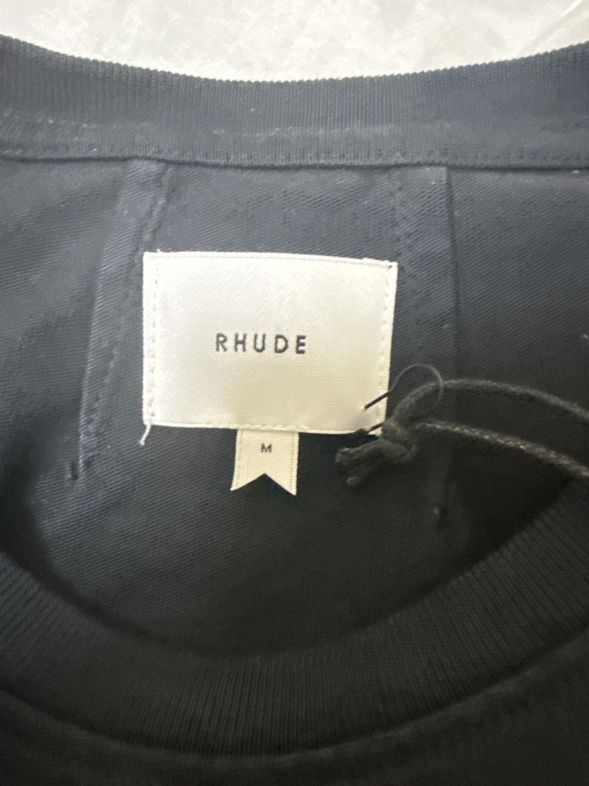 Rhude Rhude Collegiate Black Tshirt Size US M / EU 48-50 / 2 - 3 Thumbnail